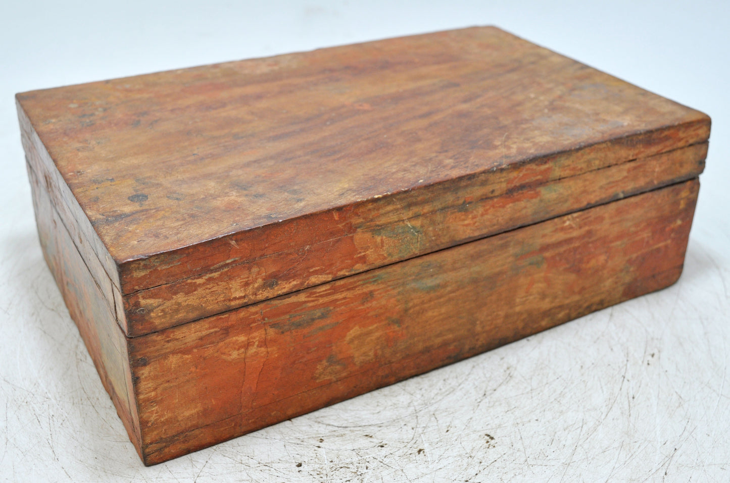 Vintage Wooden Storage Chest Box Original Old Hand Crafted