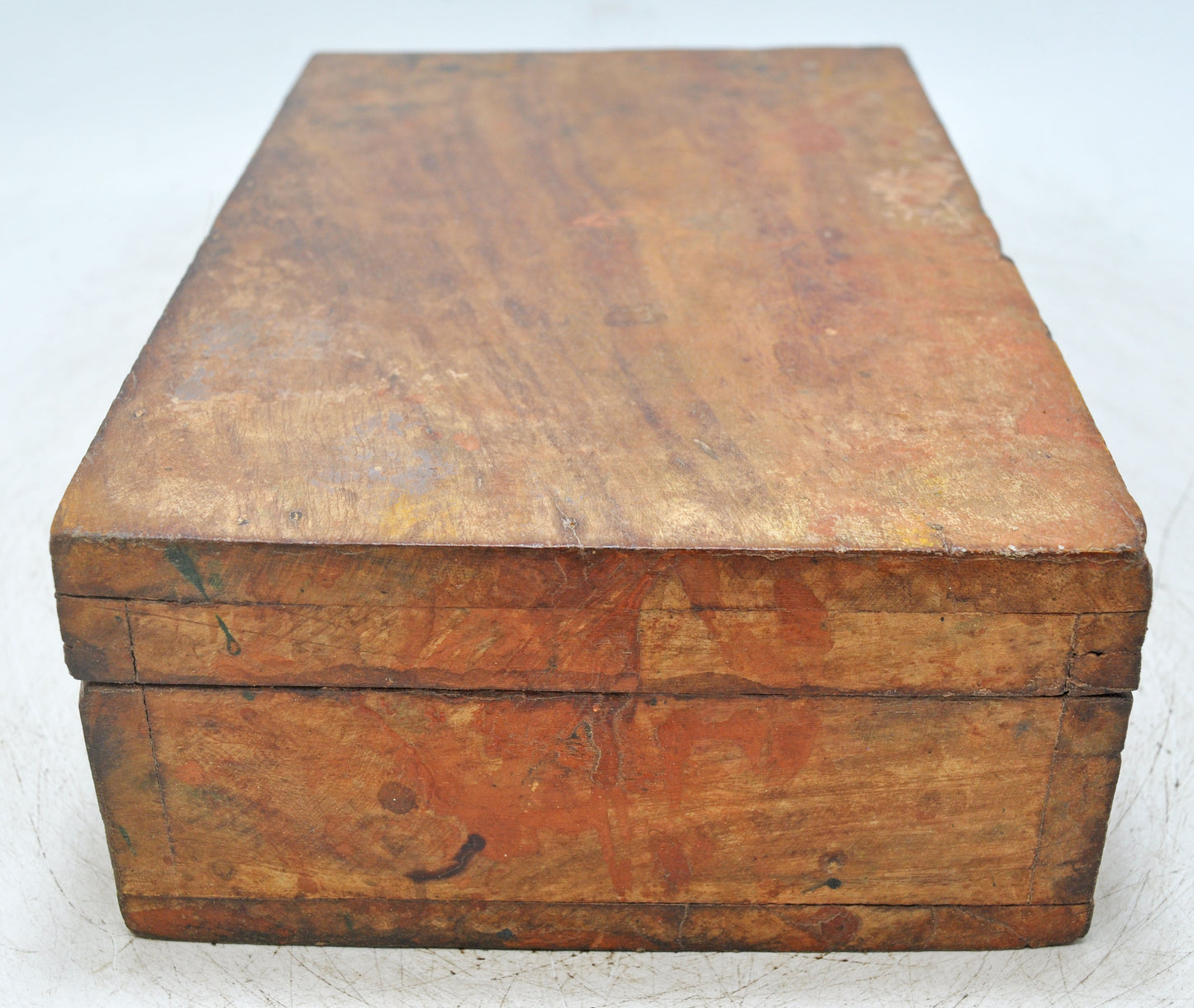 Vintage Wooden Storage Chest Box Original Old Hand Crafted