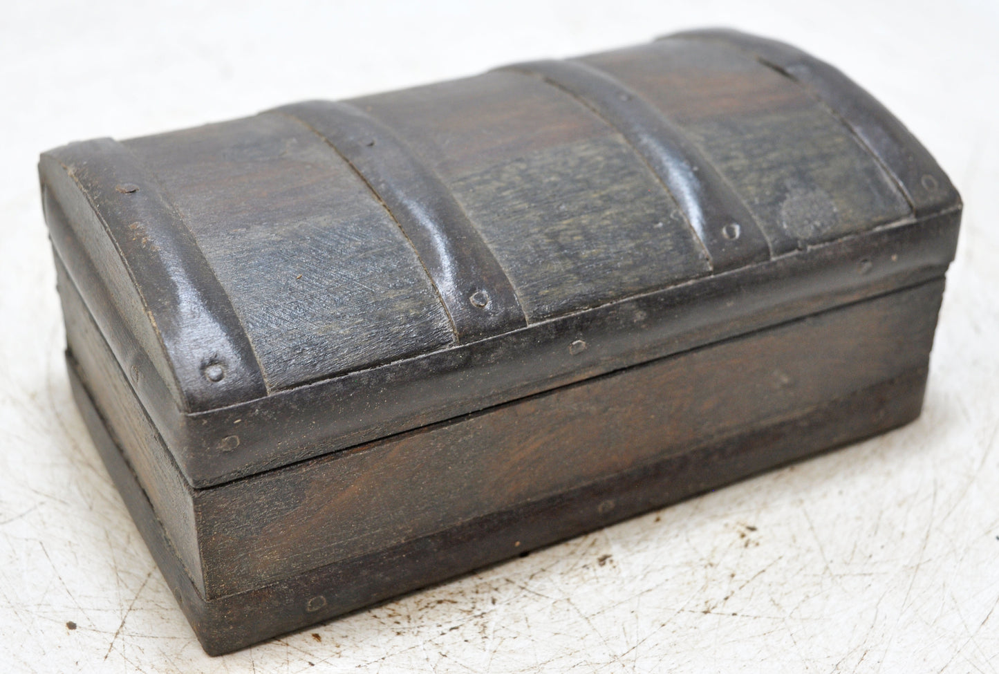 Vintage Wooden Storage Box Original Old Hand Crafted
