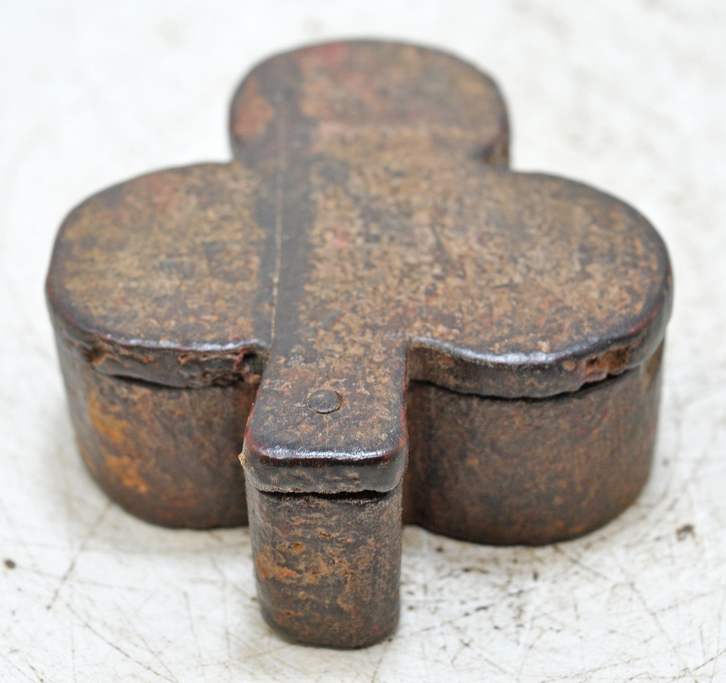 Vintage Wooden Kum Kum Powder Tika Box Original Old Hand Carved