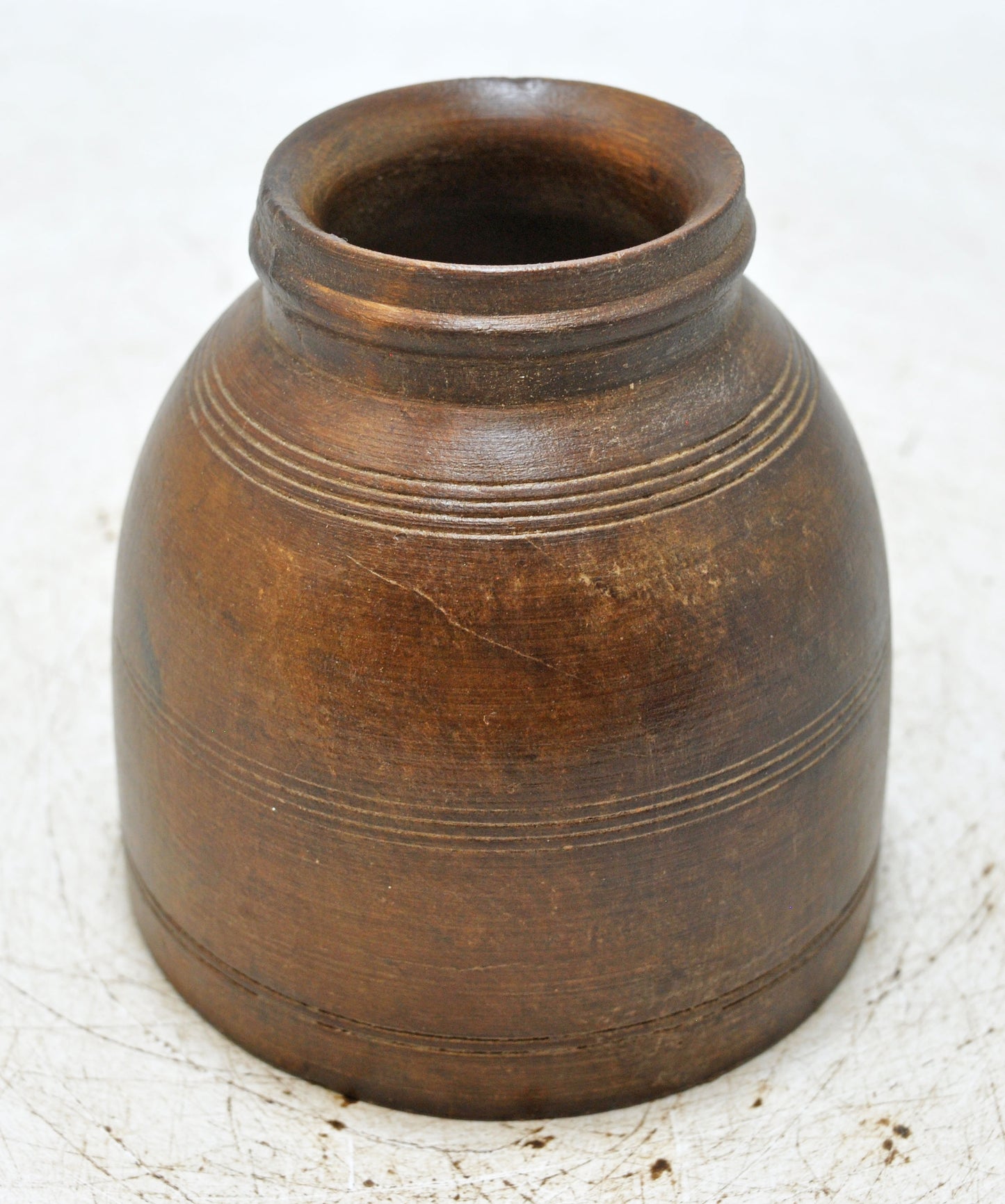 Vintage Wooden Water Drinking Lota Pot Original Old Hand Carved