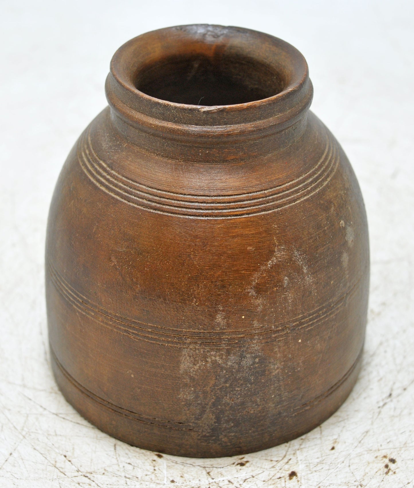 Vintage Wooden Water Drinking Lota Pot Original Old Hand Carved