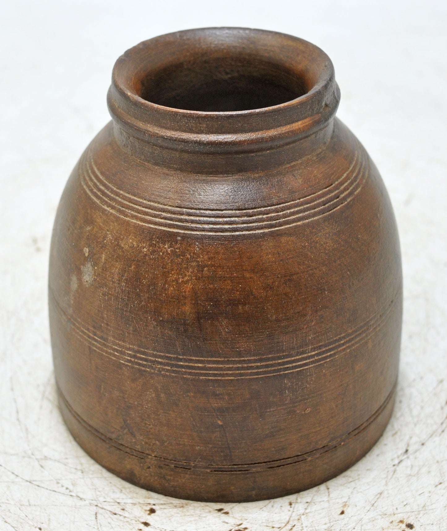 Vintage Wooden Water Drinking Lota Pot Original Old Hand Carved