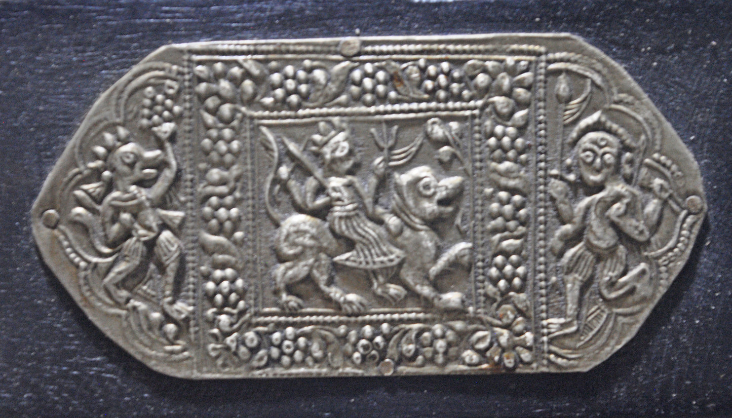 Antique Brass Pendant Jewelery Wall Décor Original Old Fine Hand Crafted