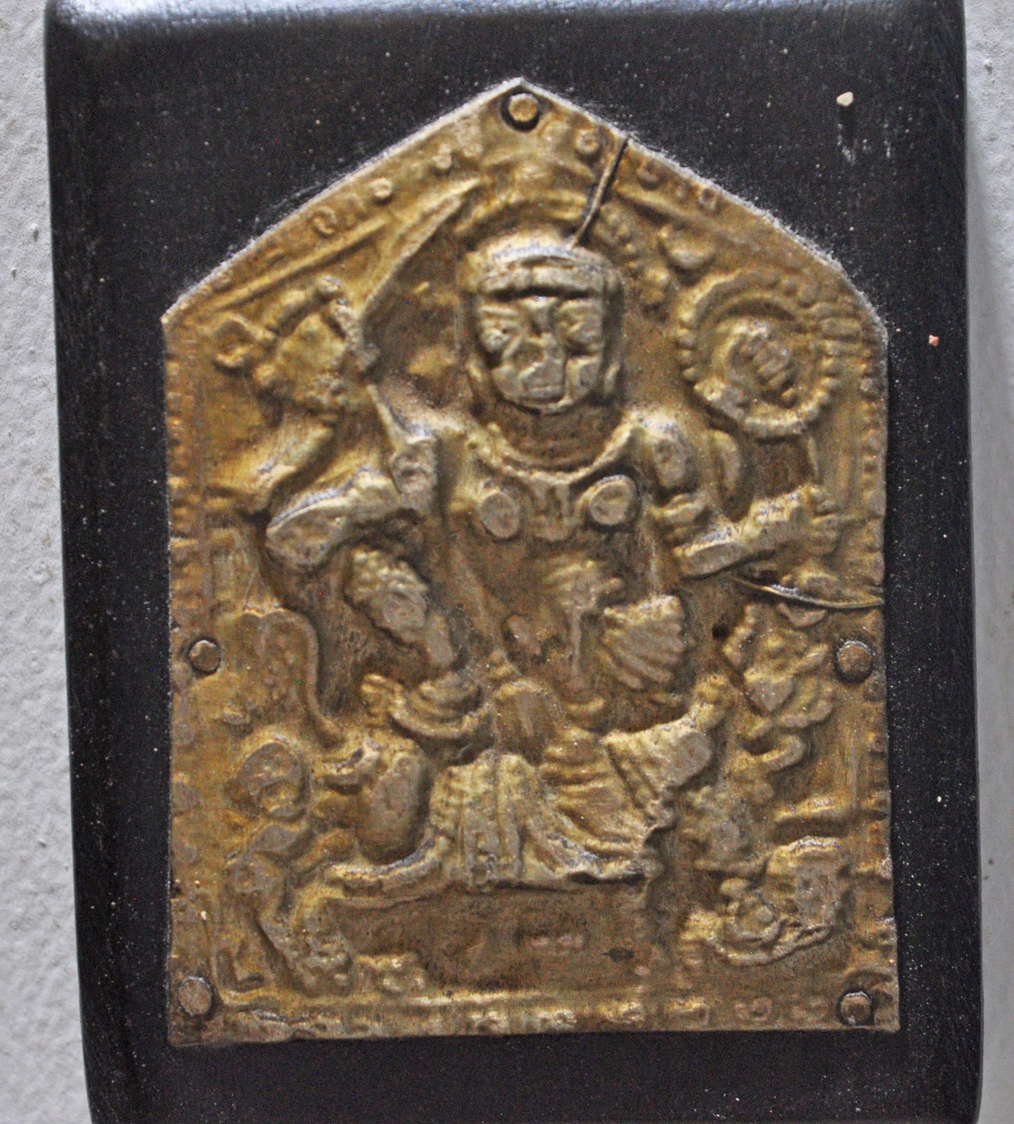 Antique Brass Pendant Jewelery Wall Décor Original Old Fine Hand Crafted