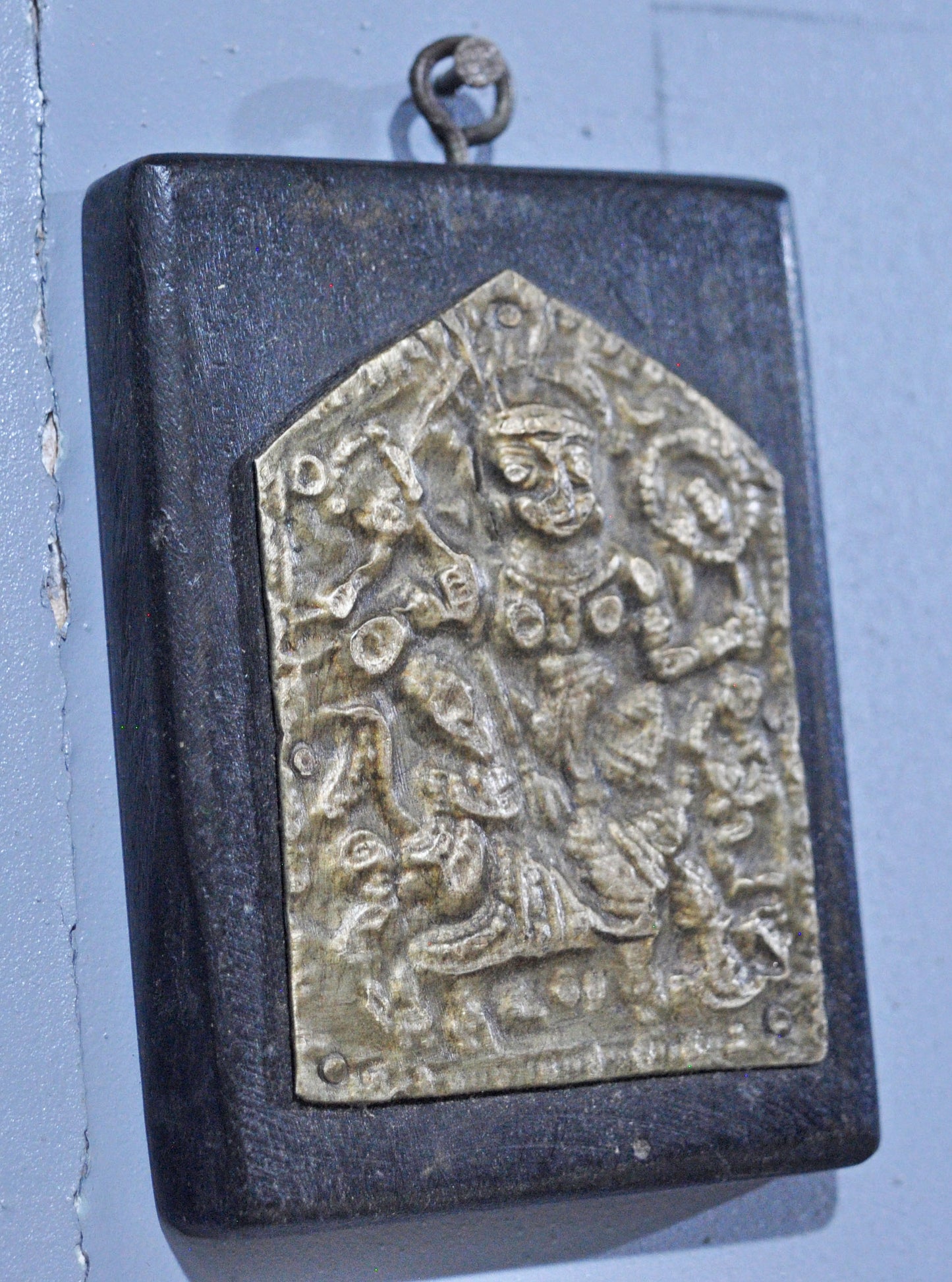 Antique Brass Pendant Jewelery Wall Décor Original Old Fine Hand Crafted
