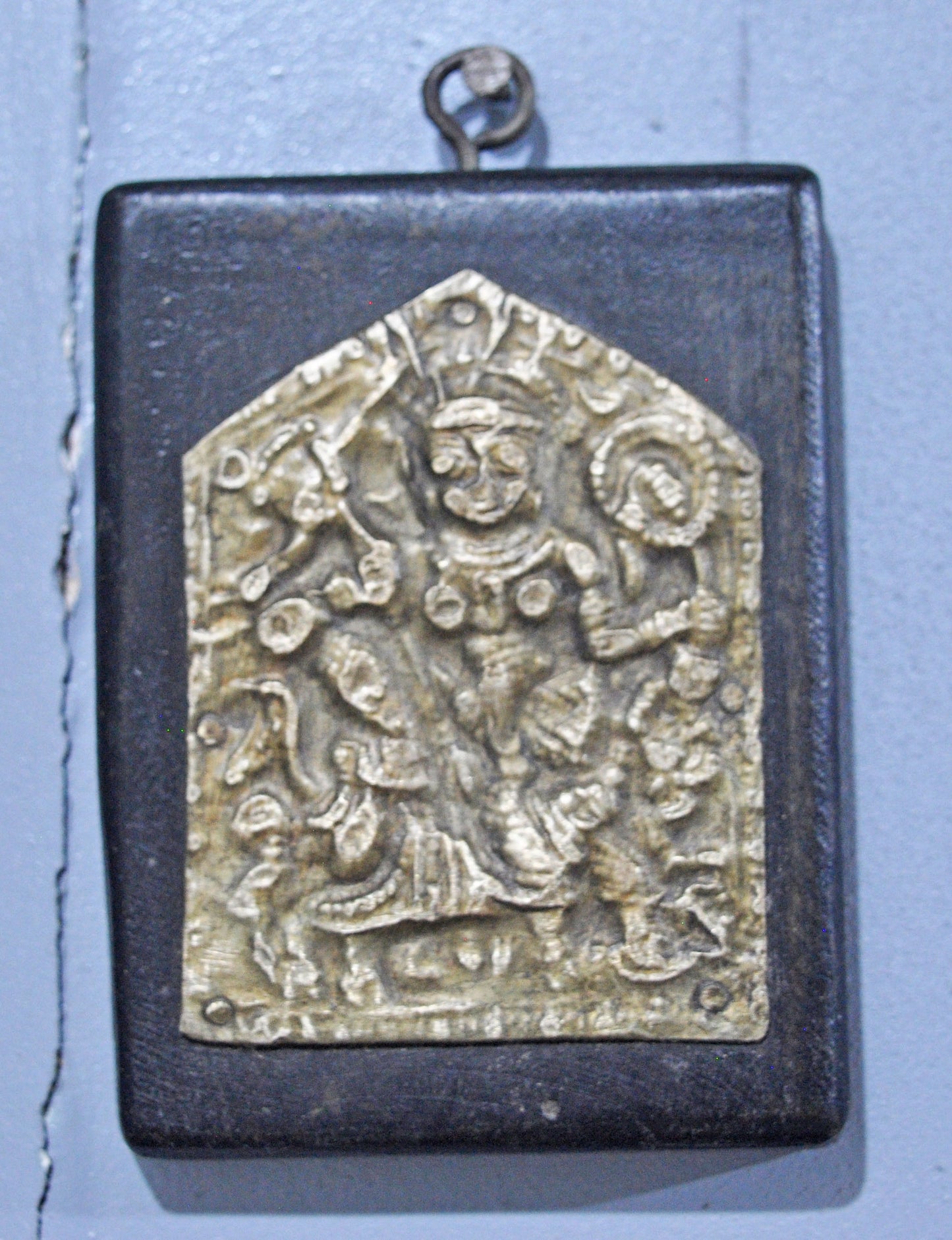 Antique Brass Pendant Jewelery Wall Décor Original Old Fine Hand Crafted