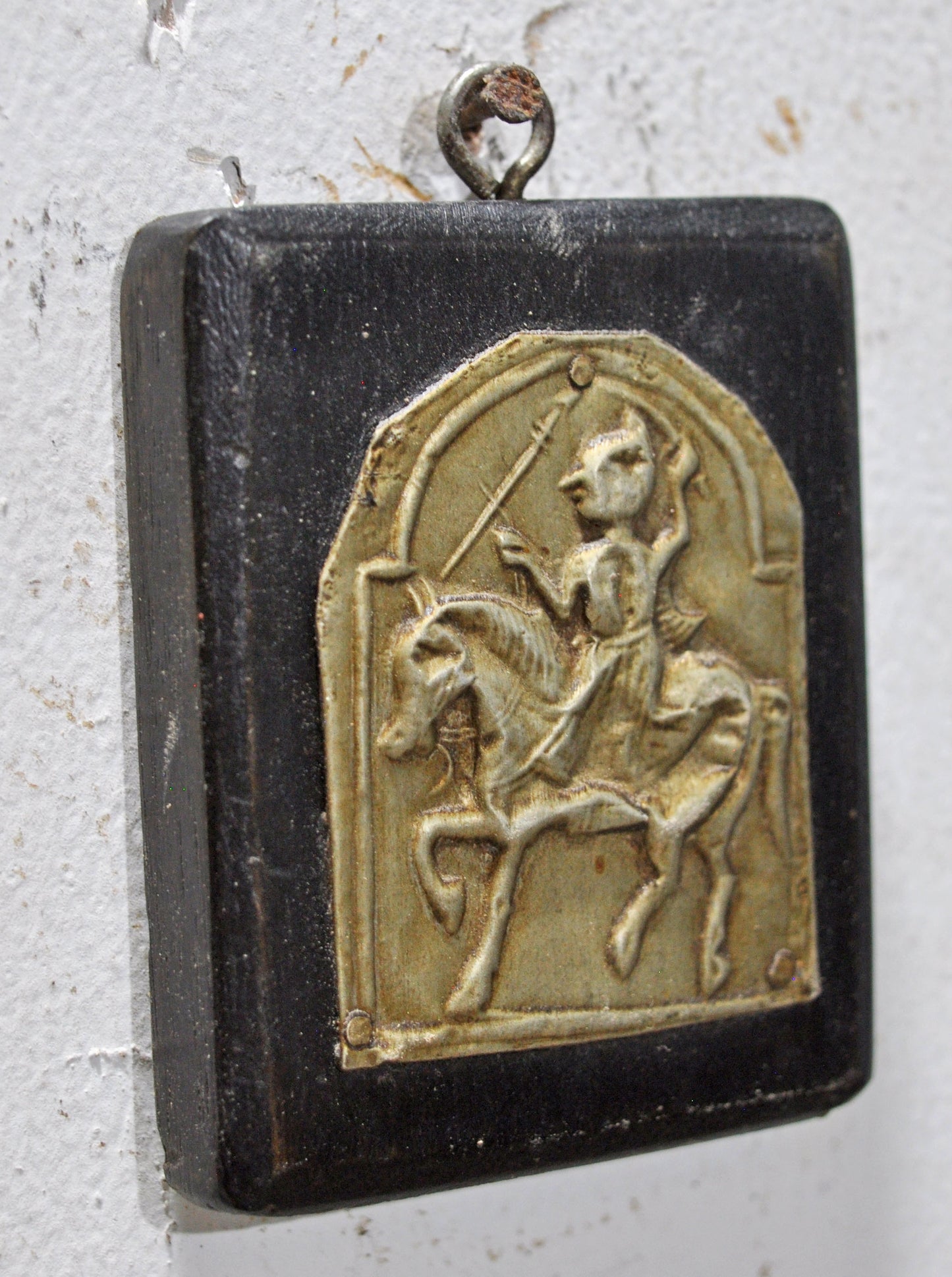 Antique Brass Pendant Jewelery Wall Décor Original Old Fine Hand Crafted