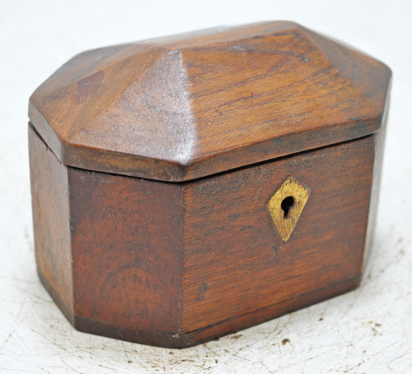 Vintage Wooden Small Storage Box Hand Crafted Brass Fitted