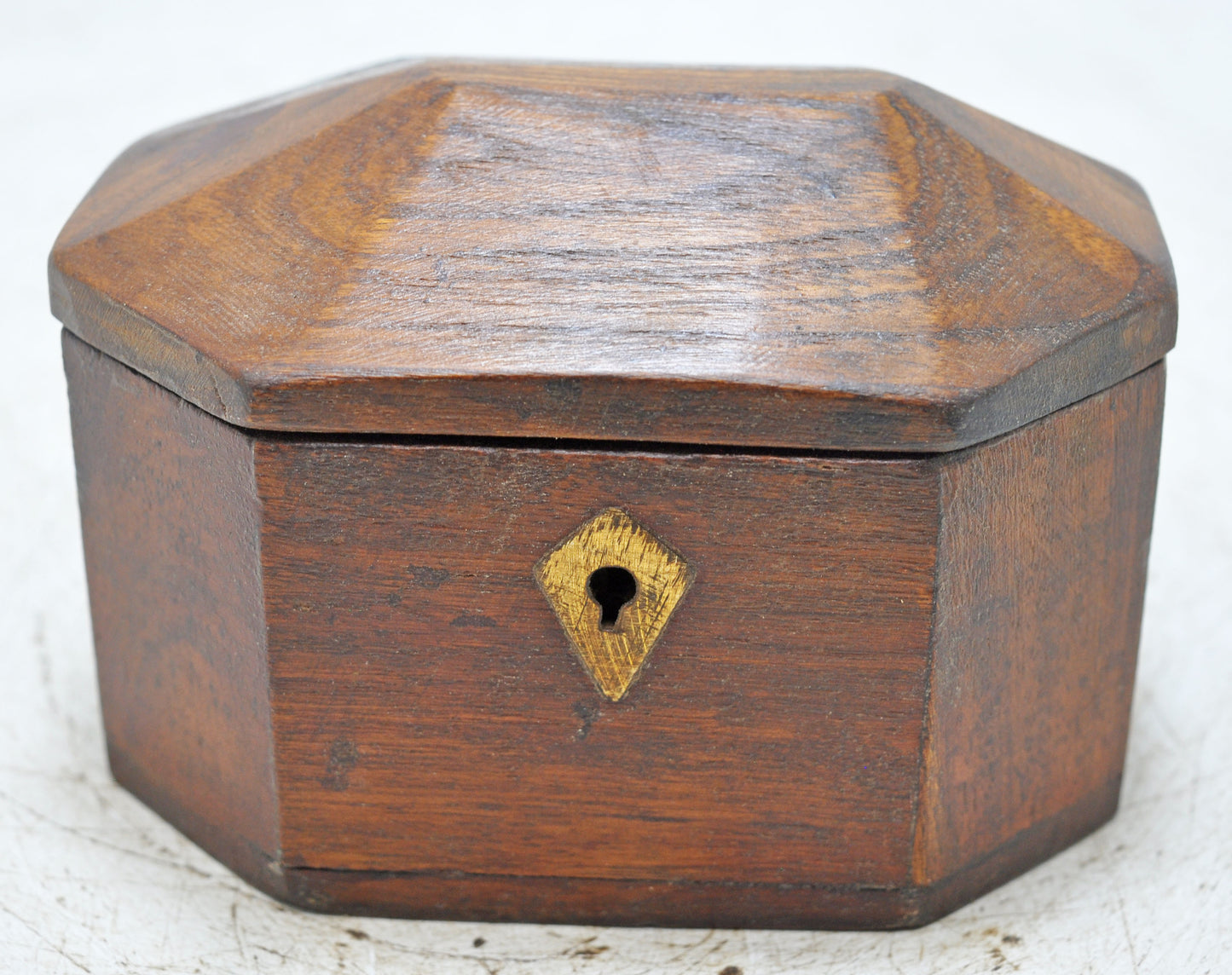 Vintage Wooden Small Storage Box Hand Crafted Brass Fitted