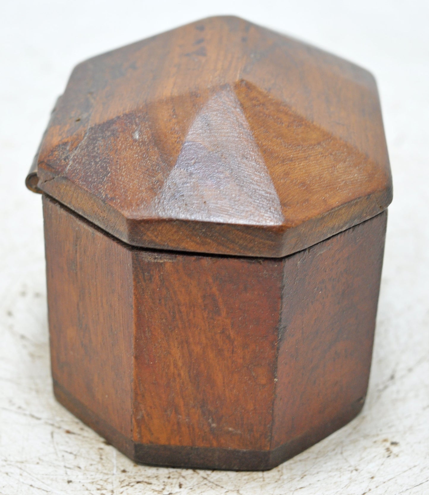 Vintage Wooden Small Storage Box Hand Crafted Brass Fitted