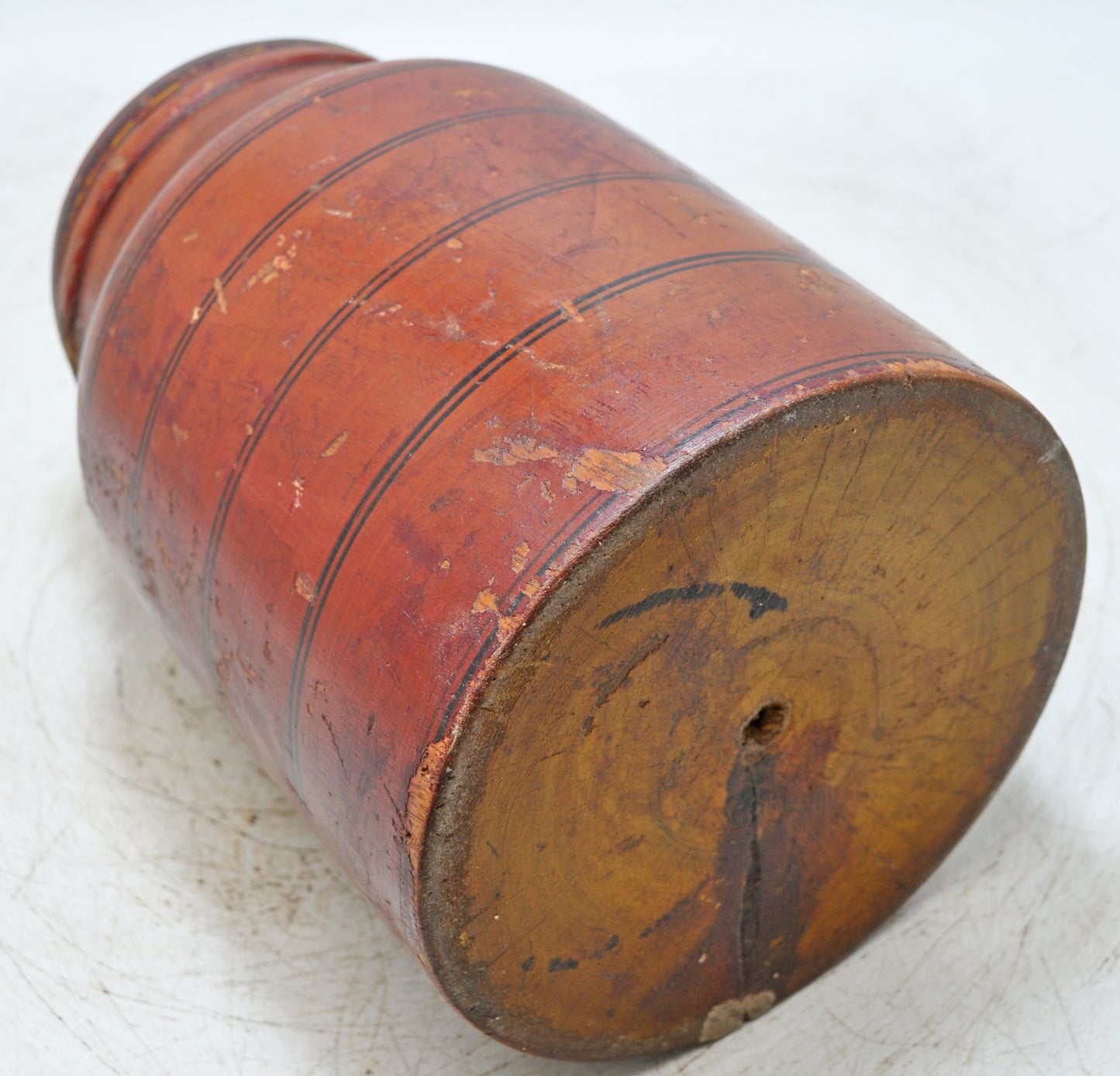 Vintage Wooden Wall Lacquer Painted Candy Box Original Old Hand Crafted