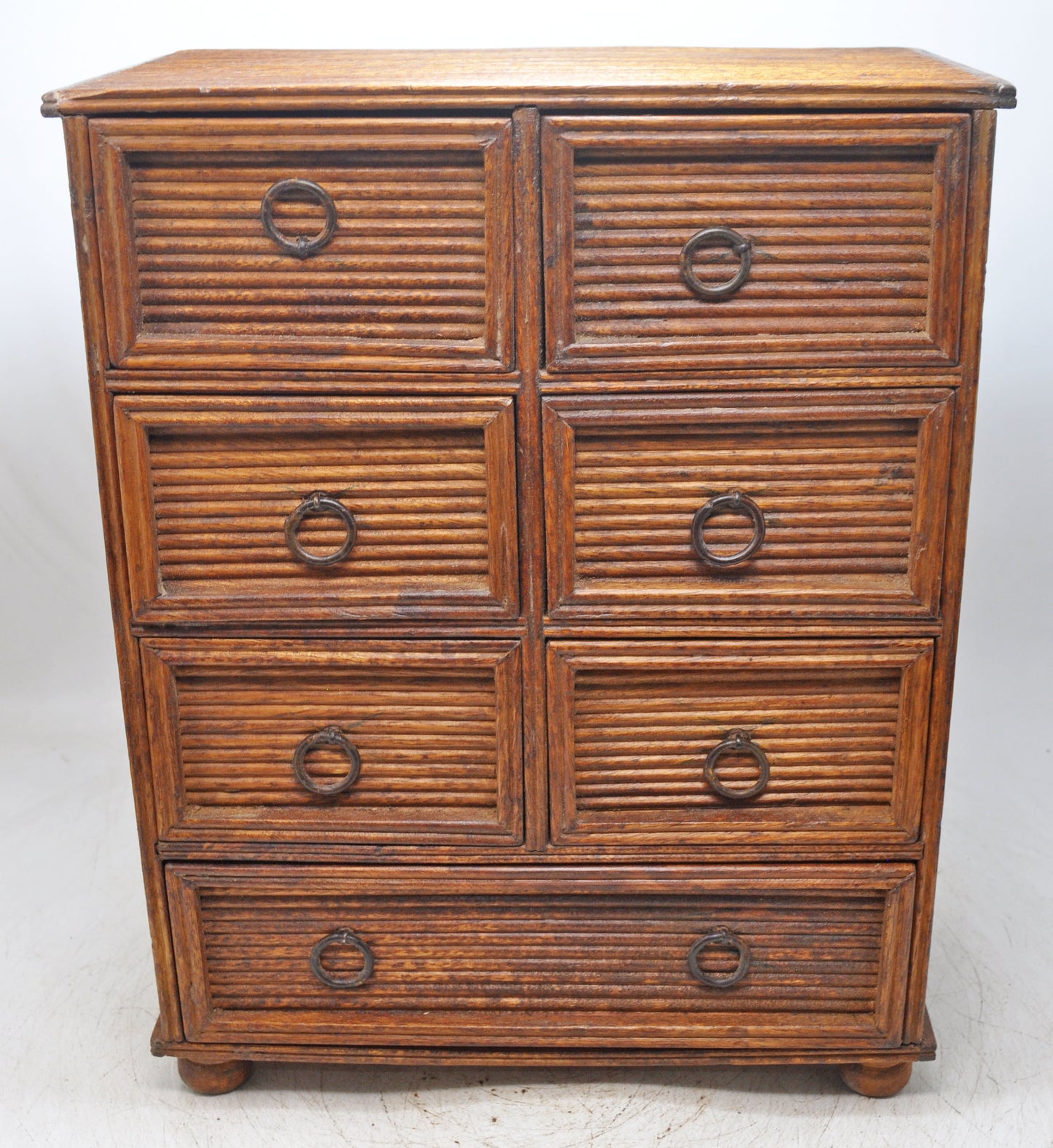 Vintage Wooden Storage Drawers Chest Box Original Old Hand Crafted