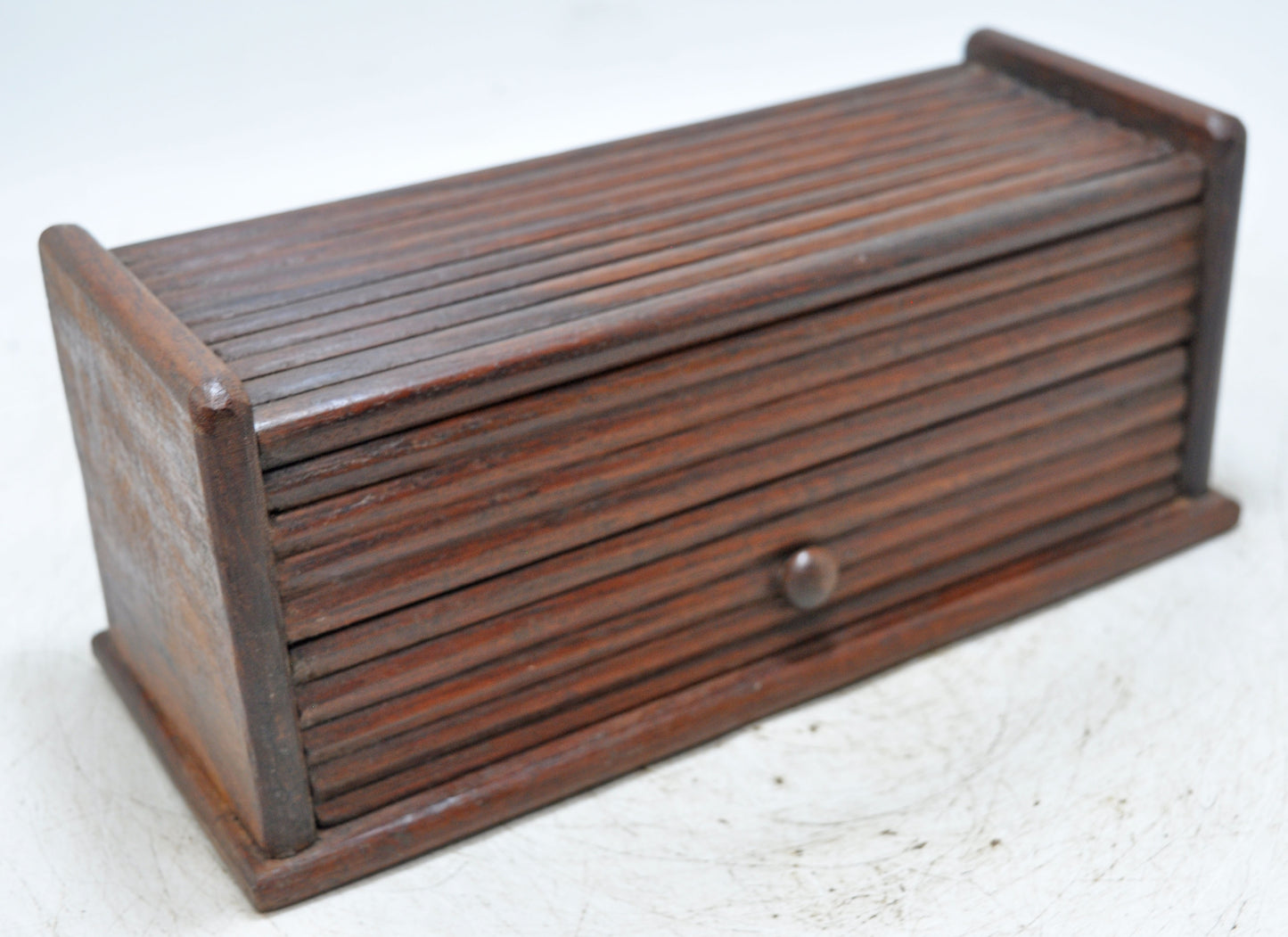 Vintage Wooden Pencil Stationary Box Original Old Hand Crafted
