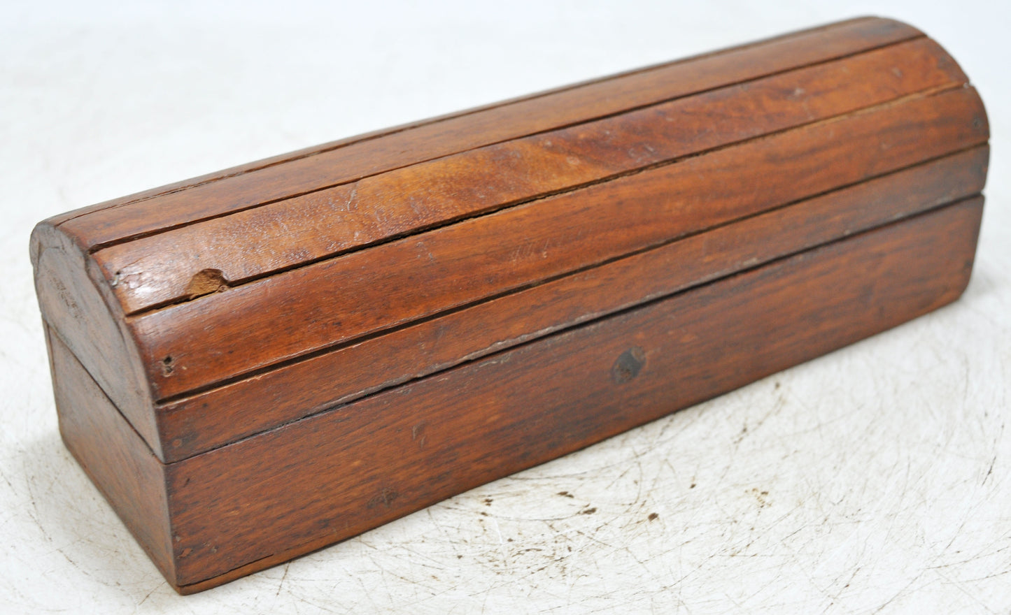 Vintage Wooden Pencil Stationary Box Original Old Hand Crafted