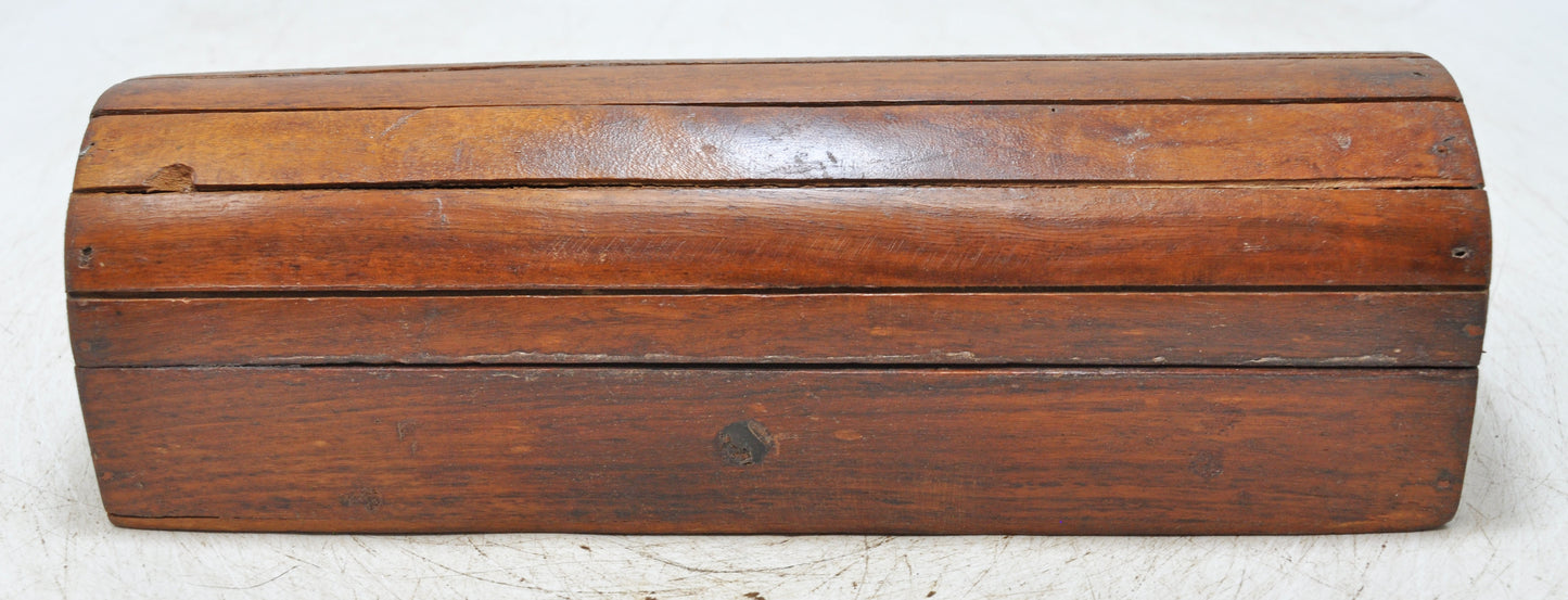 Vintage Wooden Pencil Stationary Box Original Old Hand Crafted