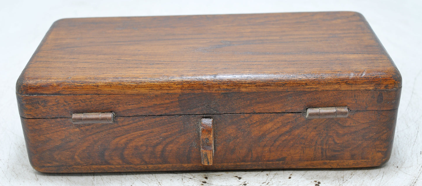 Vintage Wooden Small Storage Box Original Old Hand Crafted