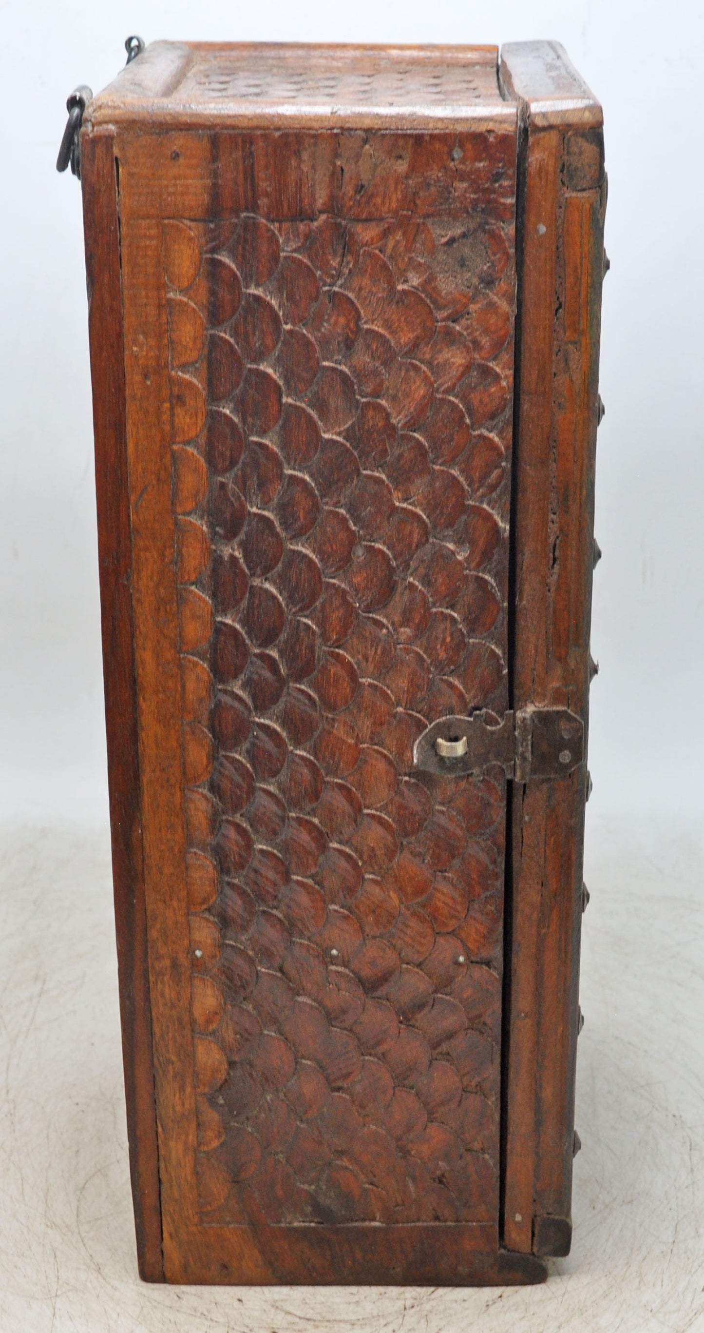 Vintage Wooden Wall Hanging Storage Cabinet Box Original Old Hand Crafted