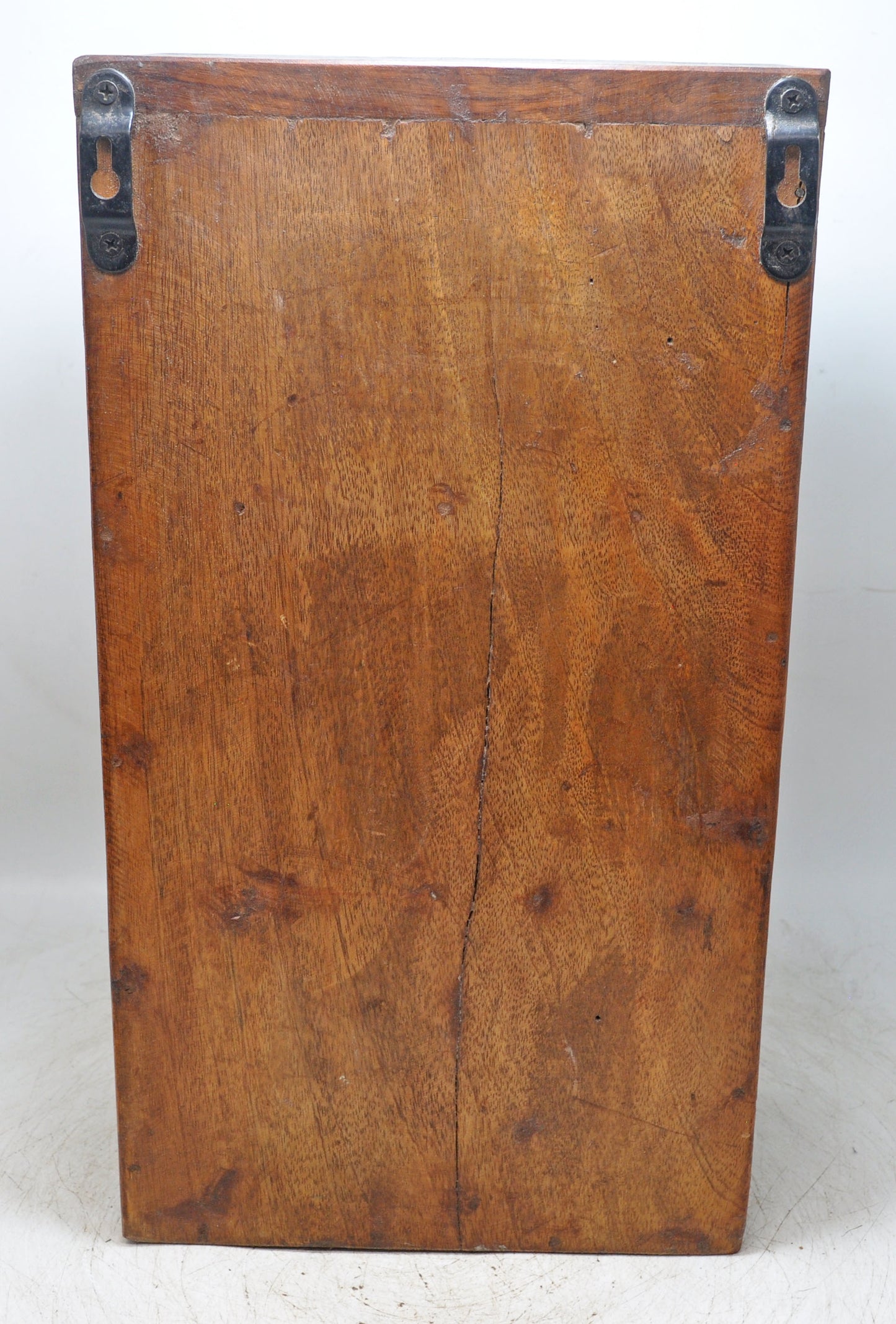 Vintage Wooden Wall Hanging Storage Cabinet Box Original Old Hand Crafted