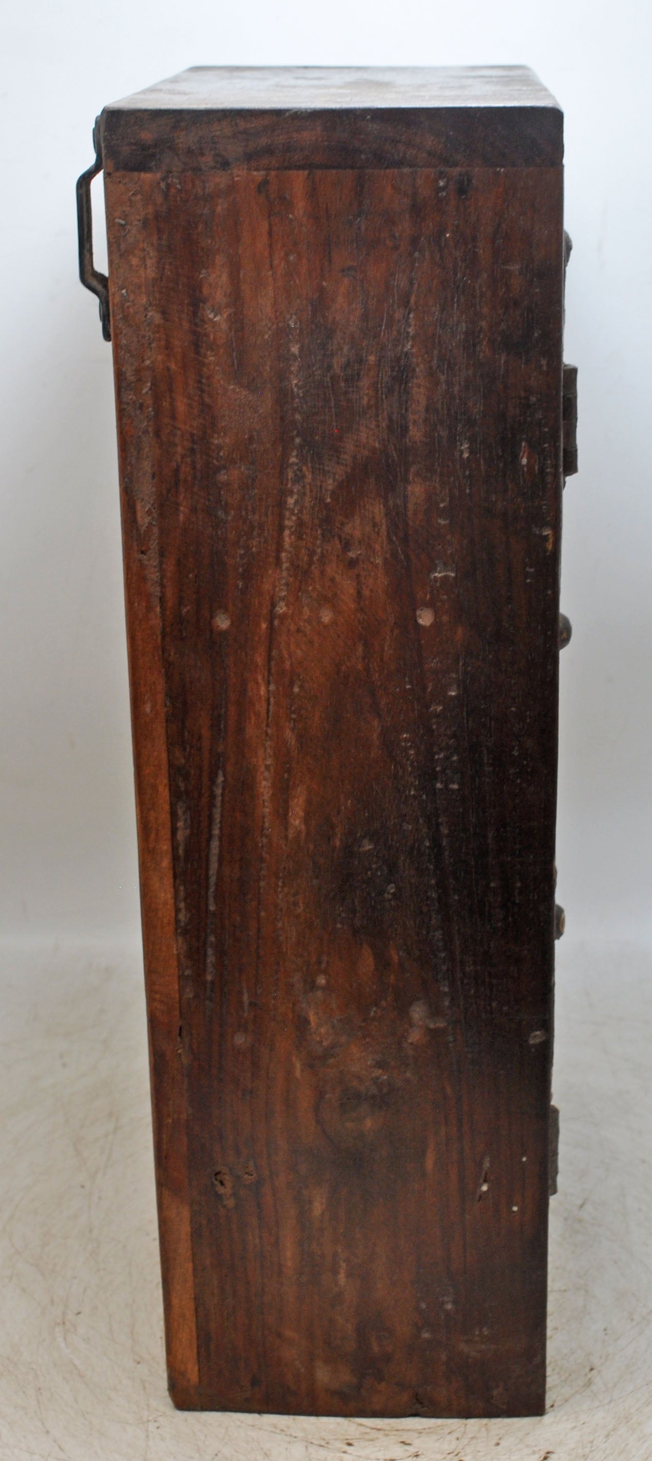 Vintage Wooden Wall Hanging Storage Cabinet Box Original Old Hand Crafted