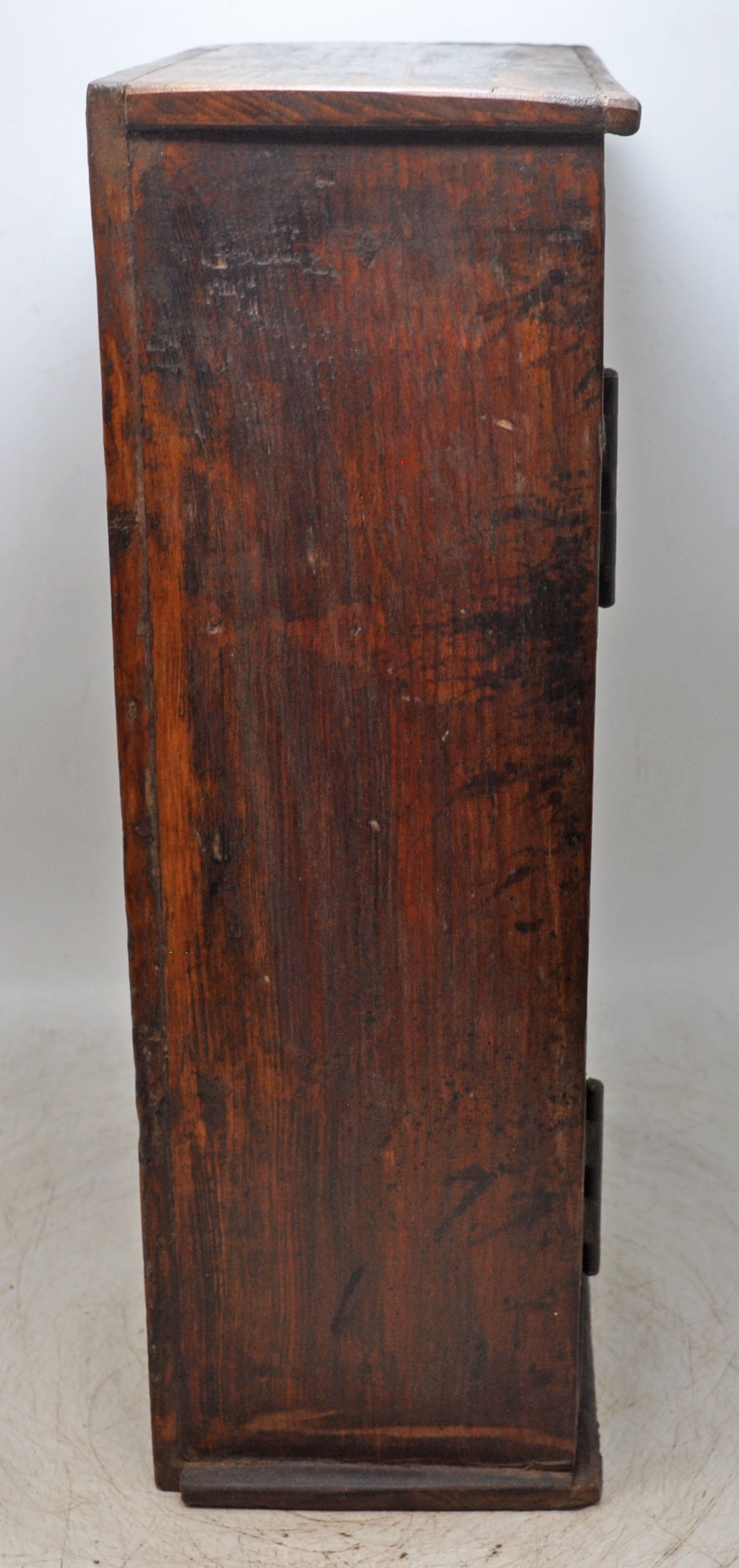 Vintage Wooden Wall Hanging Storage Cabinet Box Original Old Hand Crafted