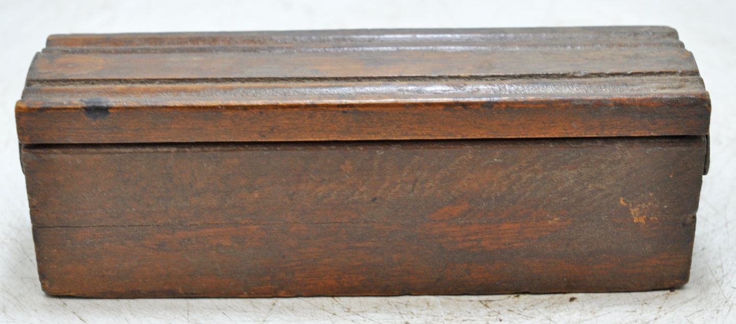Antique Wooden Pen and Ink Pots Stand Original Old Hand Crafted