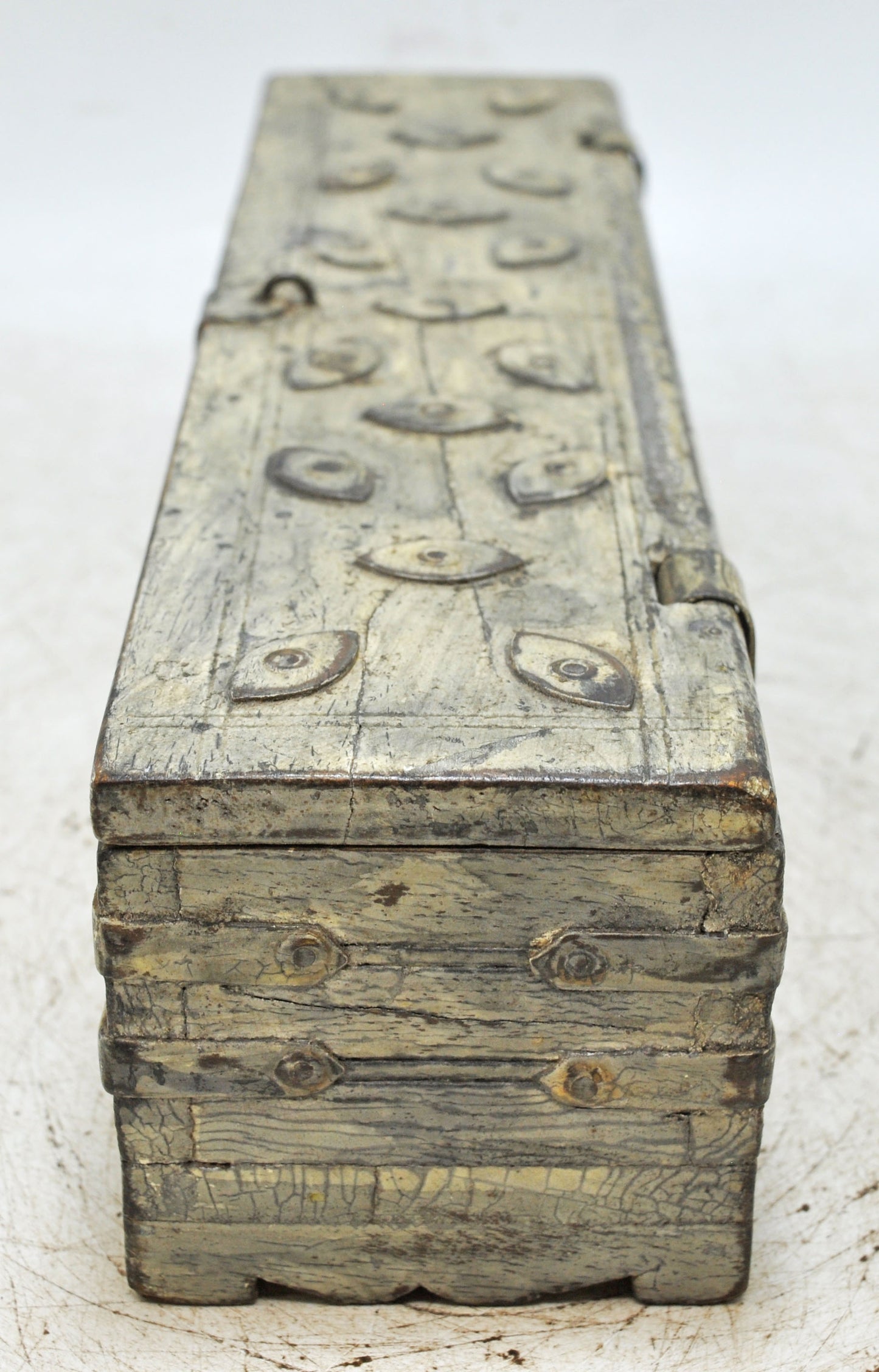 Vintage Wooden Pencil Stationary Box Original Old Hand Crafted