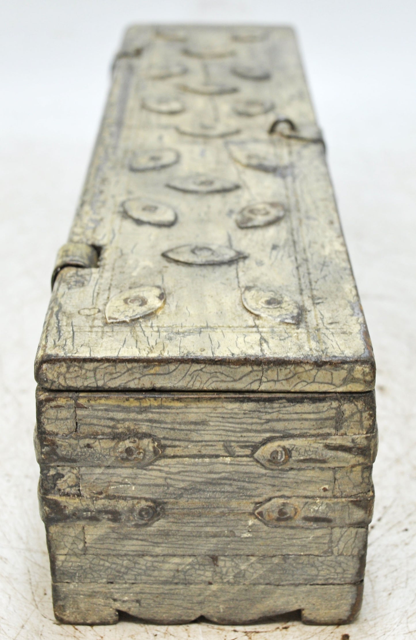 Vintage Wooden Pencil Stationary Box Original Old Hand Crafted
