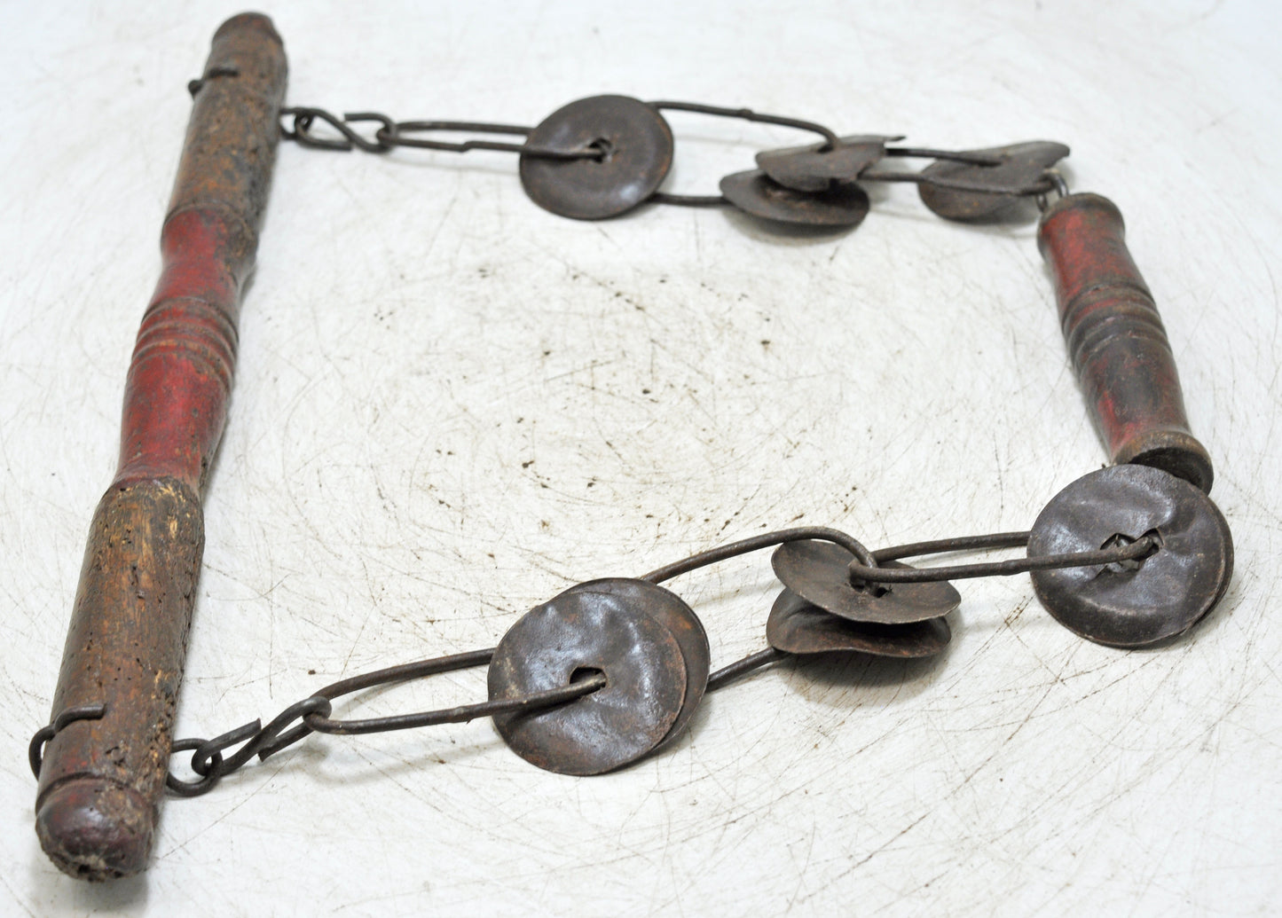 Vintage Wooden Metal Kids Musical Instrument Original Old Hand Crafted