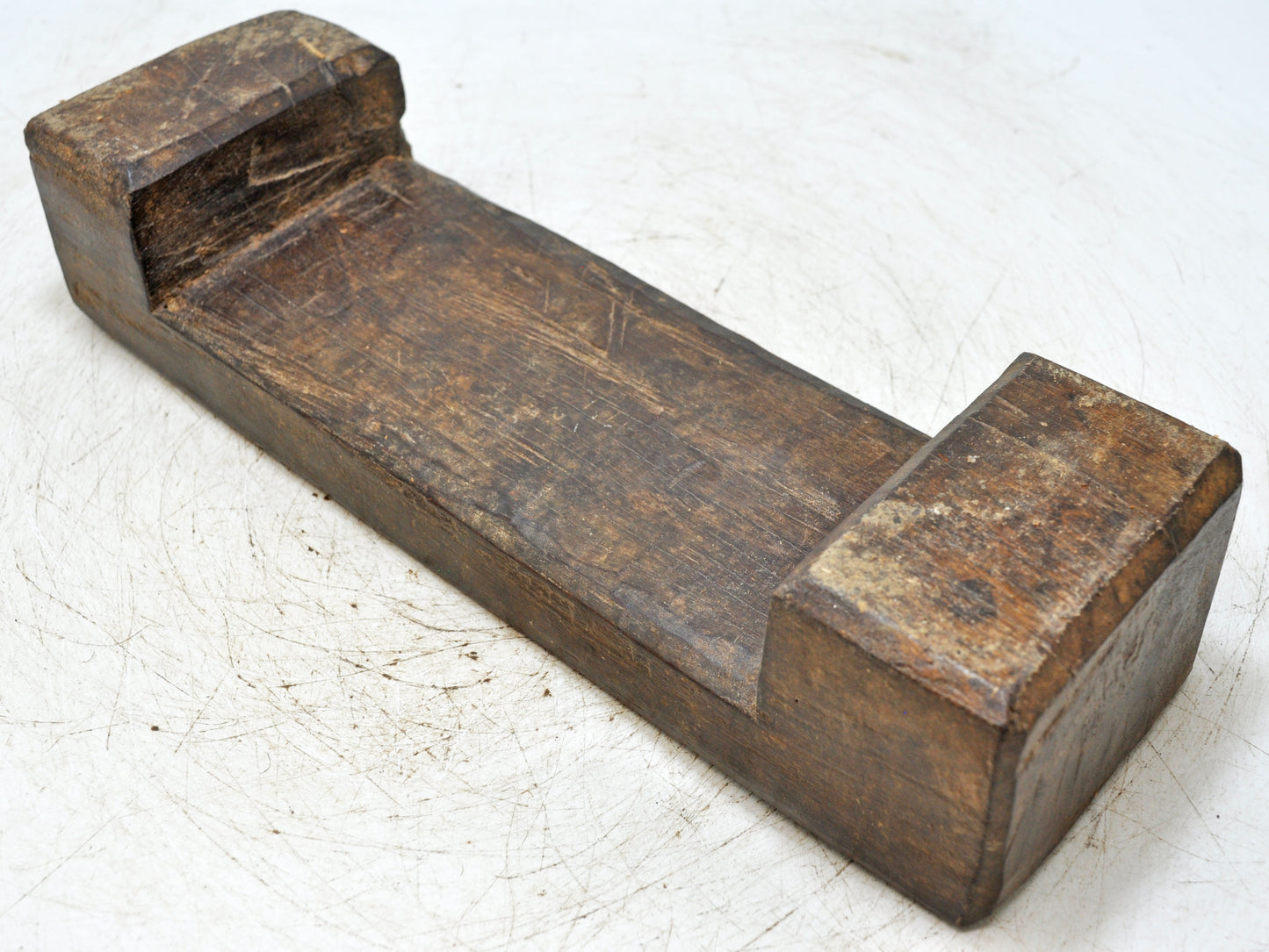 Antique Wooden Kitchenware Cutting Chopping Board Original Old Hand Carved