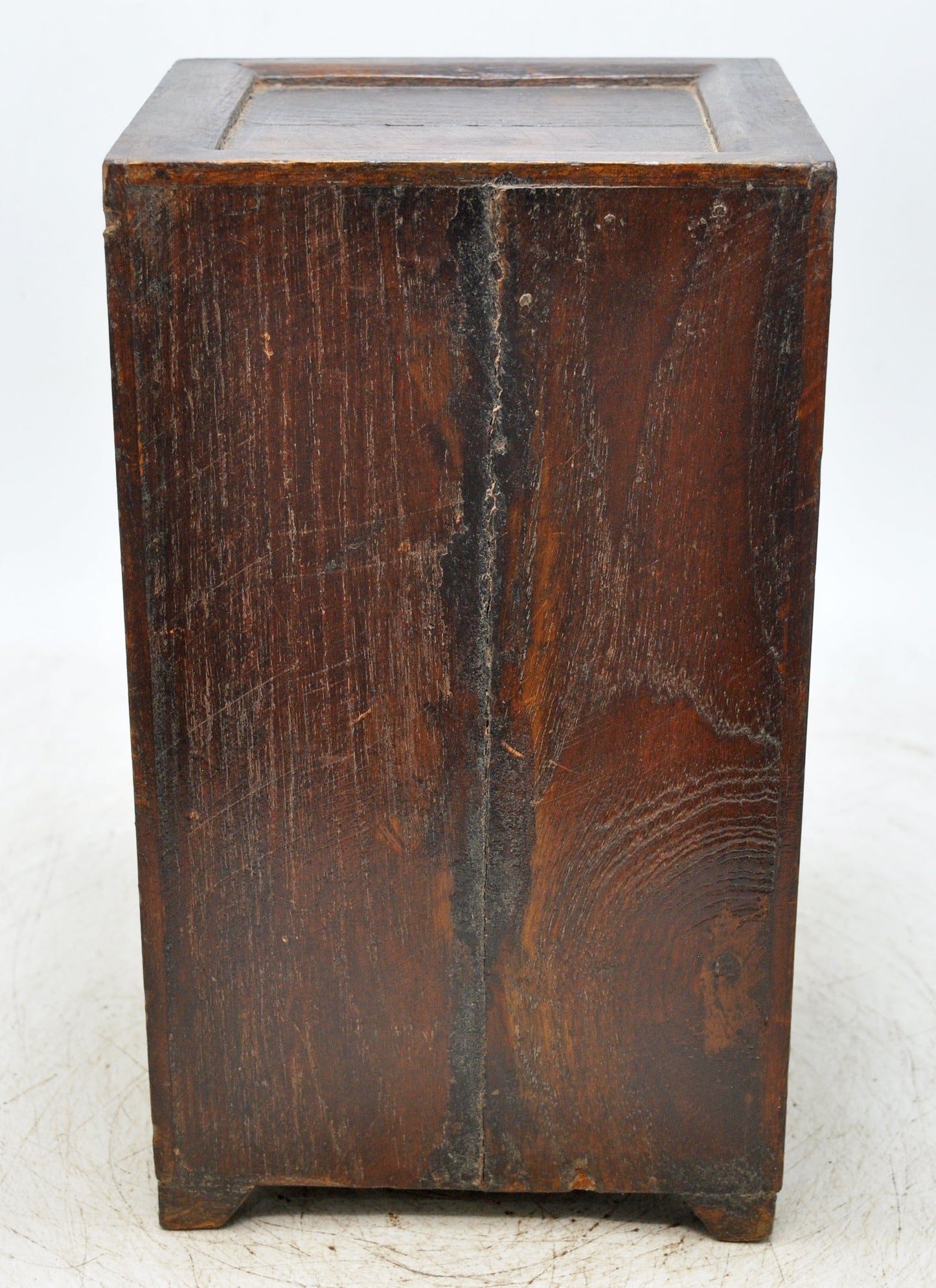 Vintage Wooden 4 Drawers Storage Box Original Old Hand Crafted