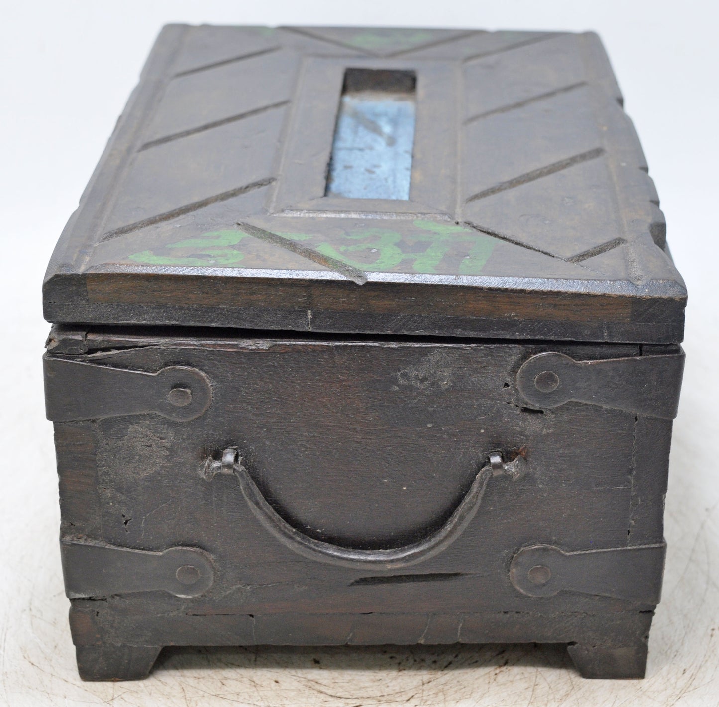 Vintage Wooden Storage Chest Box Original Old Hand Crafted