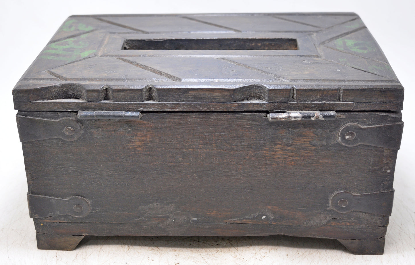 Vintage Wooden Storage Chest Box Original Old Hand Crafted