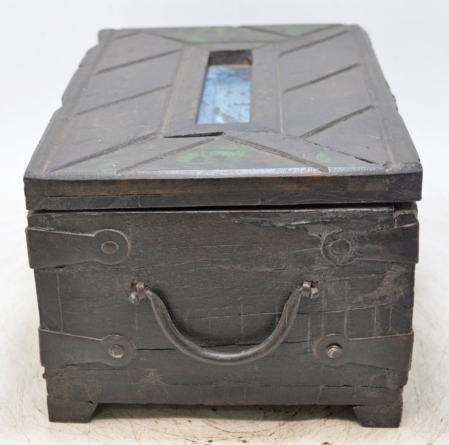 Vintage Wooden Storage Chest Box Original Old Hand Crafted
