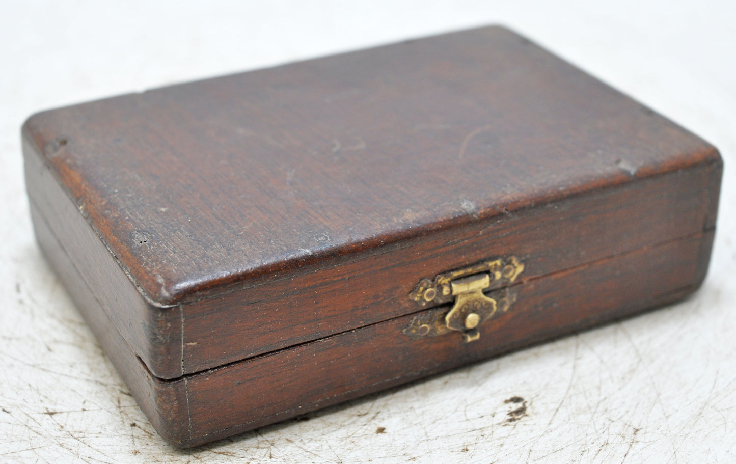 Vintage Wooden Small Storage Box Original Old Hand Crafted
