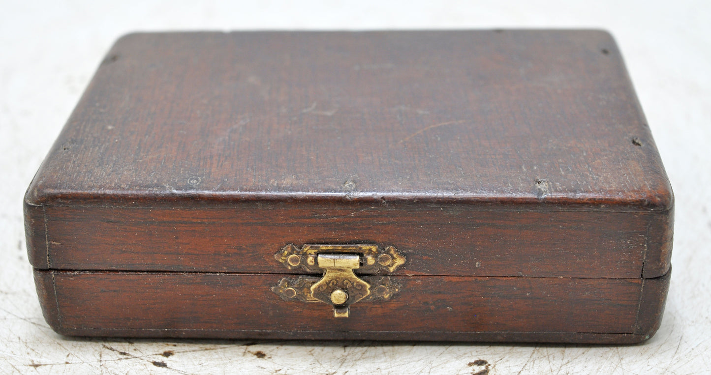 Vintage Wooden Small Storage Box Original Old Hand Crafted