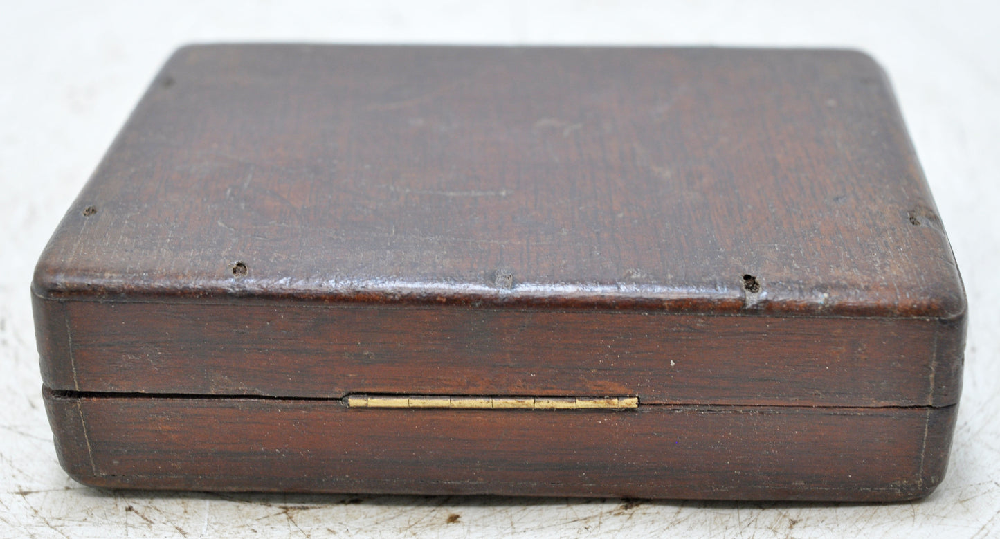 Vintage Wooden Small Storage Box Original Old Hand Crafted