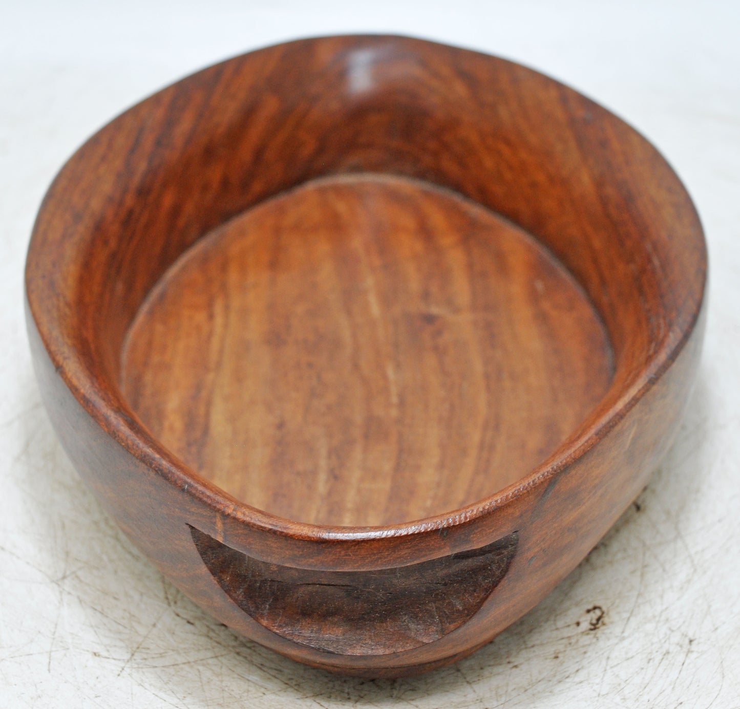 Antique Wooden Kitchenware Serving Tray Original Old Hand Carved