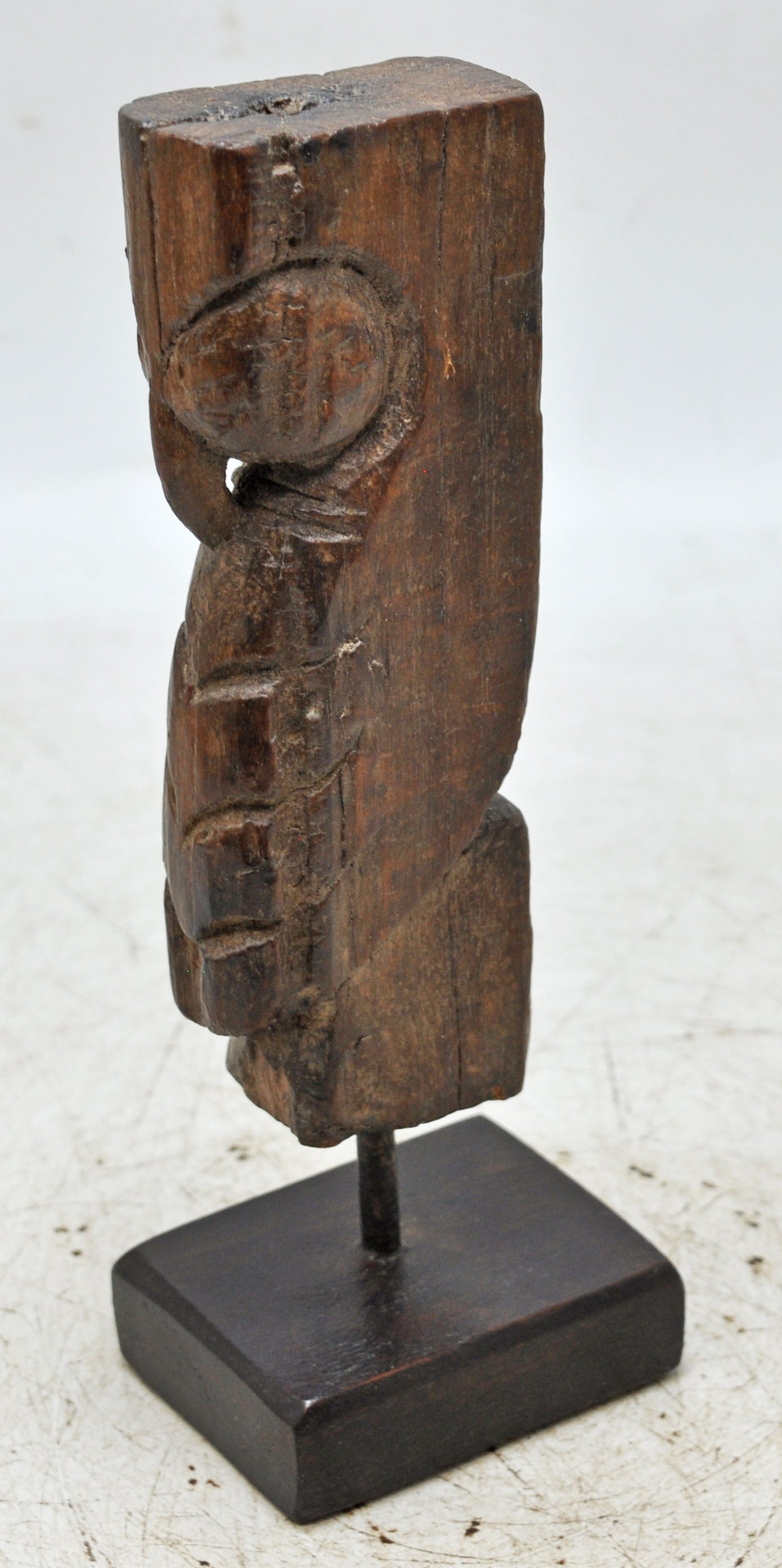 Antique Wooden Parrot Bird Carving Figurine Original Old Hand Carved
