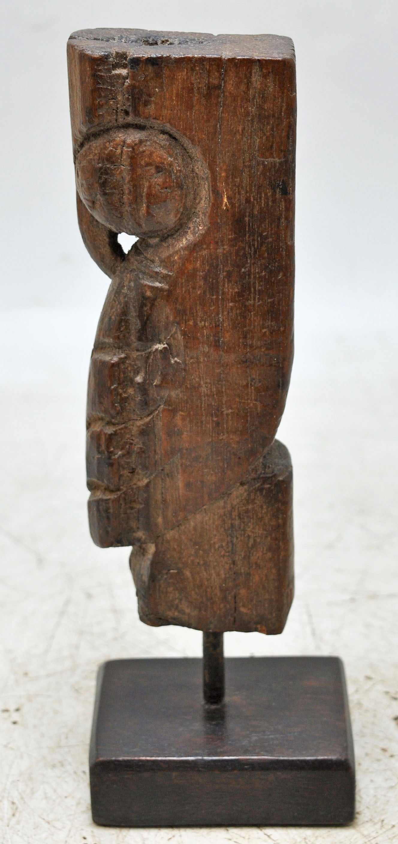Antique Wooden Parrot Bird Carving Figurine Original Old Hand Carved