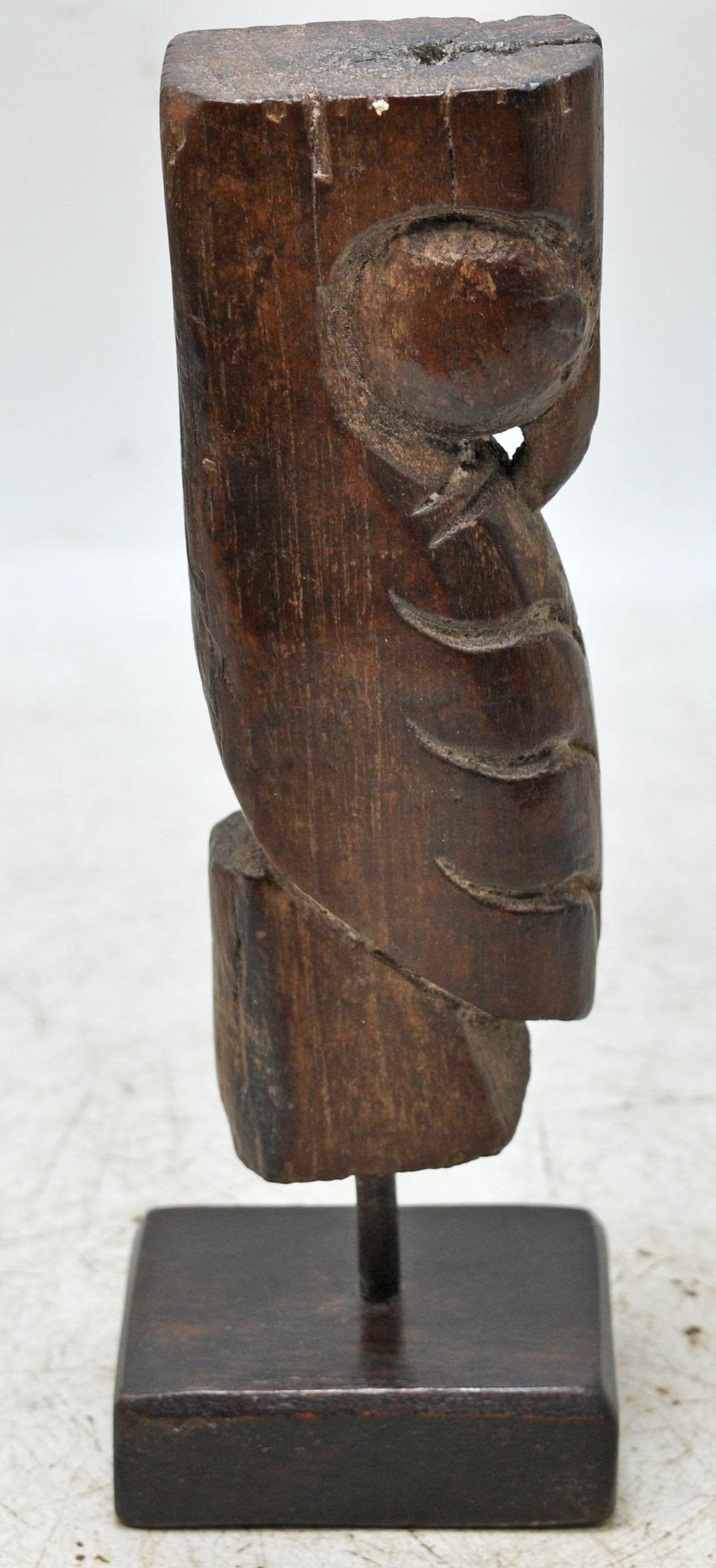 Antique Wooden Parrot Bird Carving Figurine Original Old Hand Carved