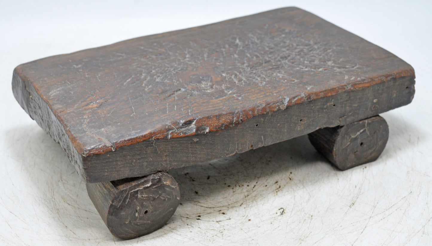Antique Wooden Kitchenware Cutting Chopping Board Original Old Hand Carved