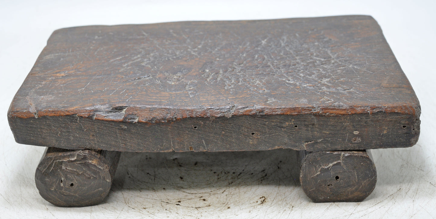 Antique Wooden Kitchenware Cutting Chopping Board Original Old Hand Carved