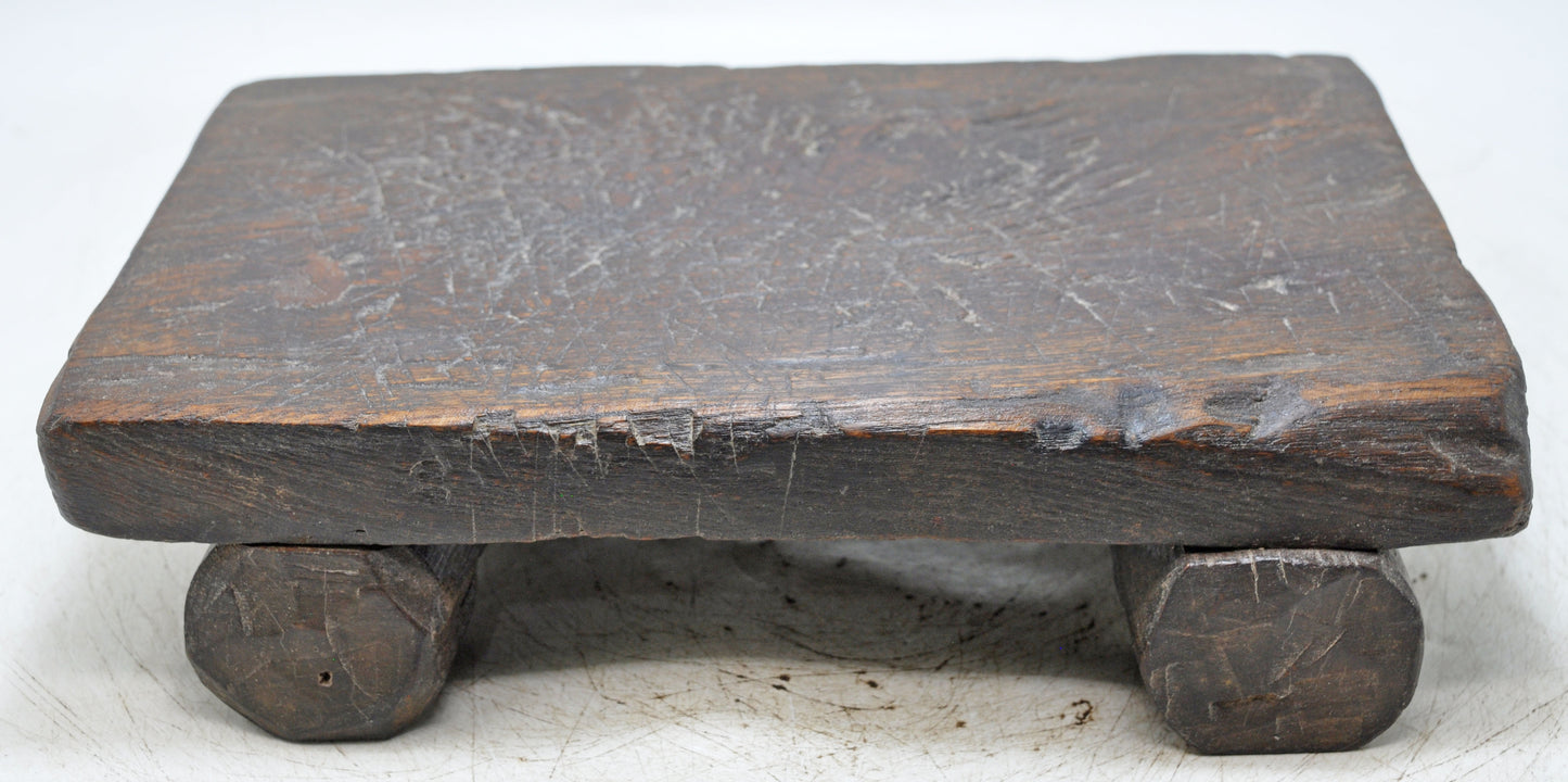 Antique Wooden Kitchenware Cutting Chopping Board Original Old Hand Carved