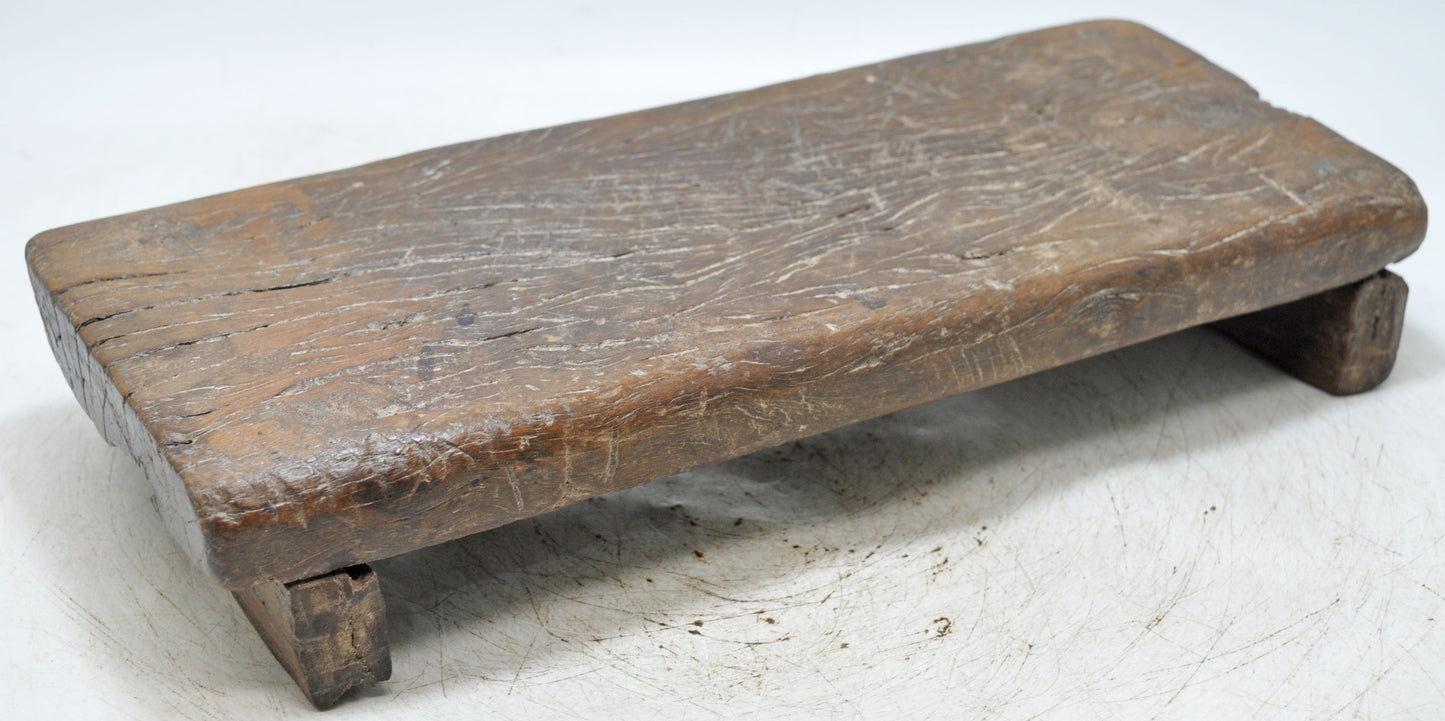 Antique Wooden Kitchenware Cutting Chopping Board Original Old Hand Carved