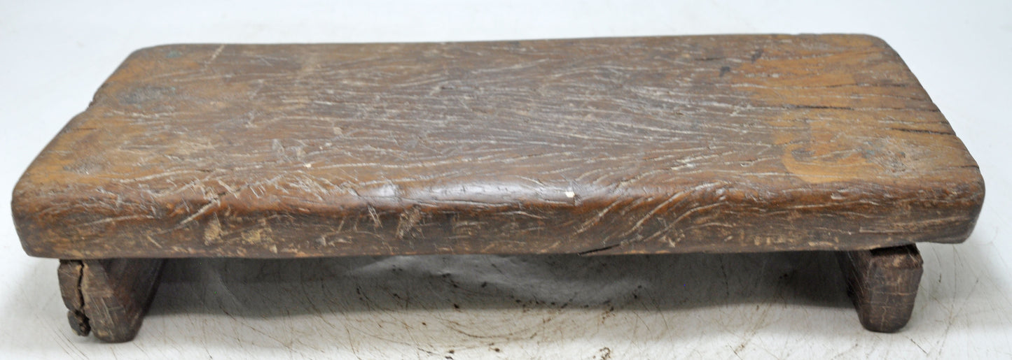 Antique Wooden Kitchenware Cutting Chopping Board Original Old Hand Carved
