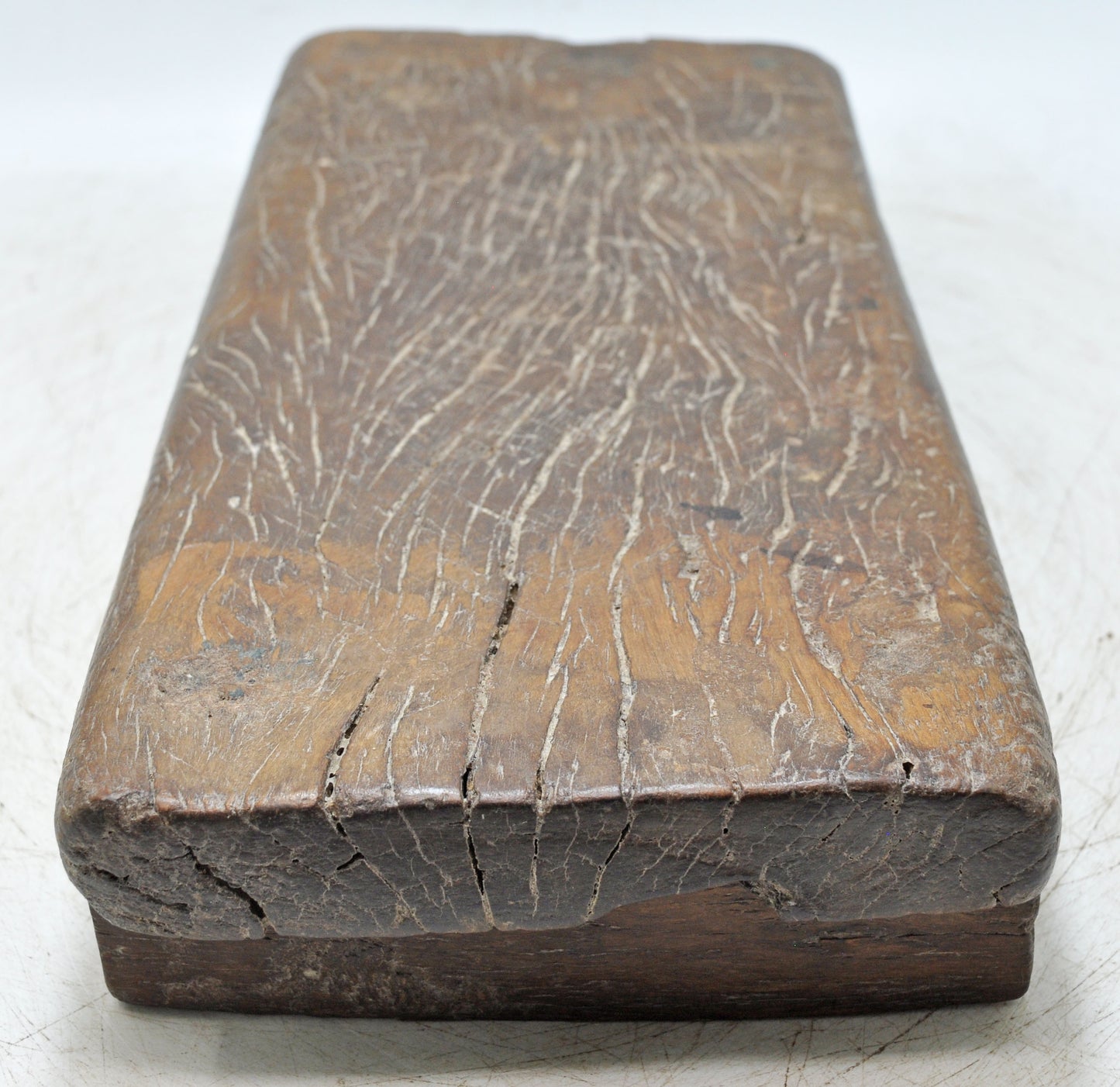 Antique Wooden Kitchenware Cutting Chopping Board Original Old Hand Carved