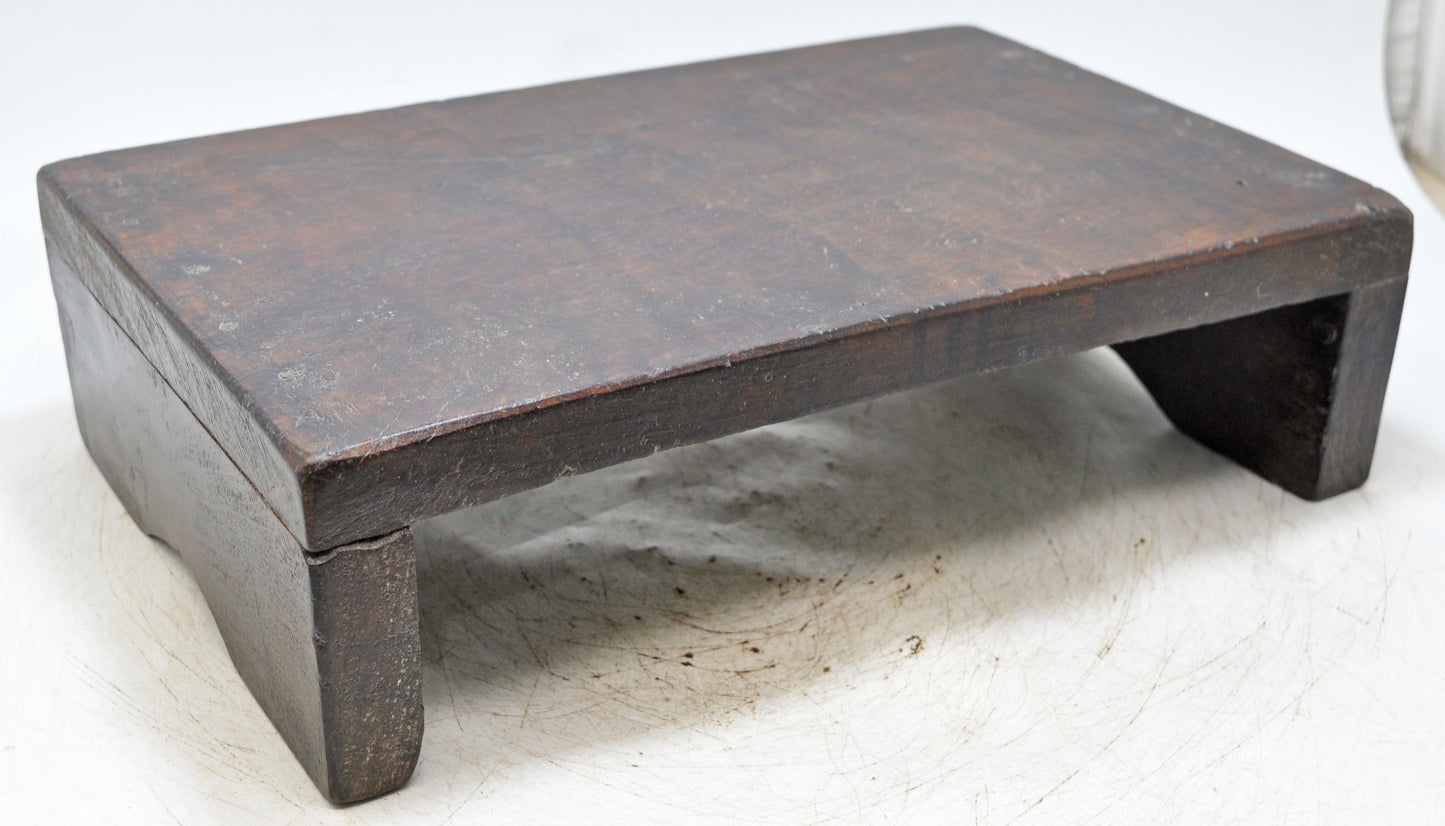 Antique Wooden Kitchenware Cutting Chopping Board Original Old Hand Carved
