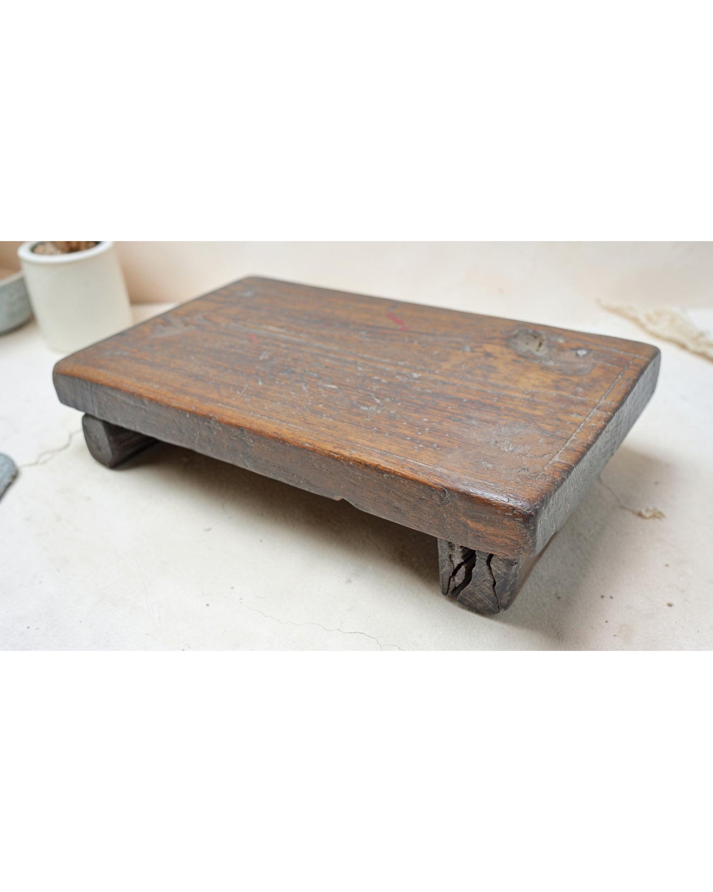Antique Wooden Kitchenware Cutting Chopping Board Original Old Hand Carved