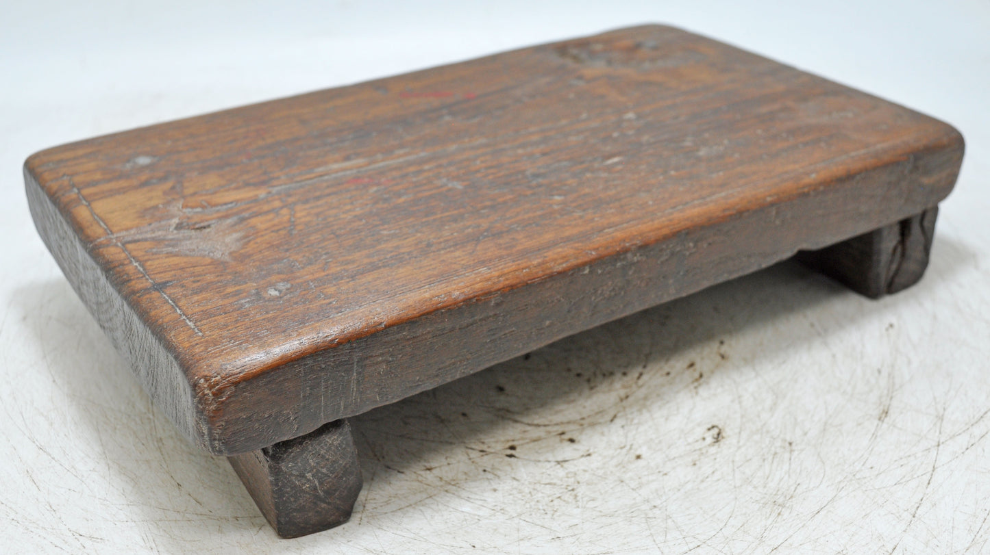 Antique Wooden Kitchenware Cutting Chopping Board Original Old Hand Carved